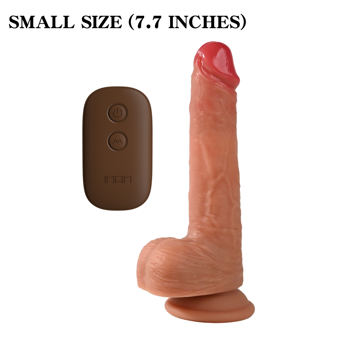 Thrusting Dildo Vibrator Sex Toys - Realistic Silicone Dildos Sex Toy for G-Spot & Anal Stimulation, 10 Vibrating & Heating Modes, Remote Control Blowjob Dildo for Women & Couple