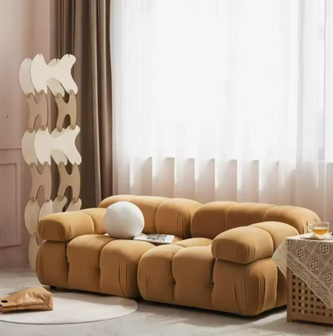 Modern Plush Sofa