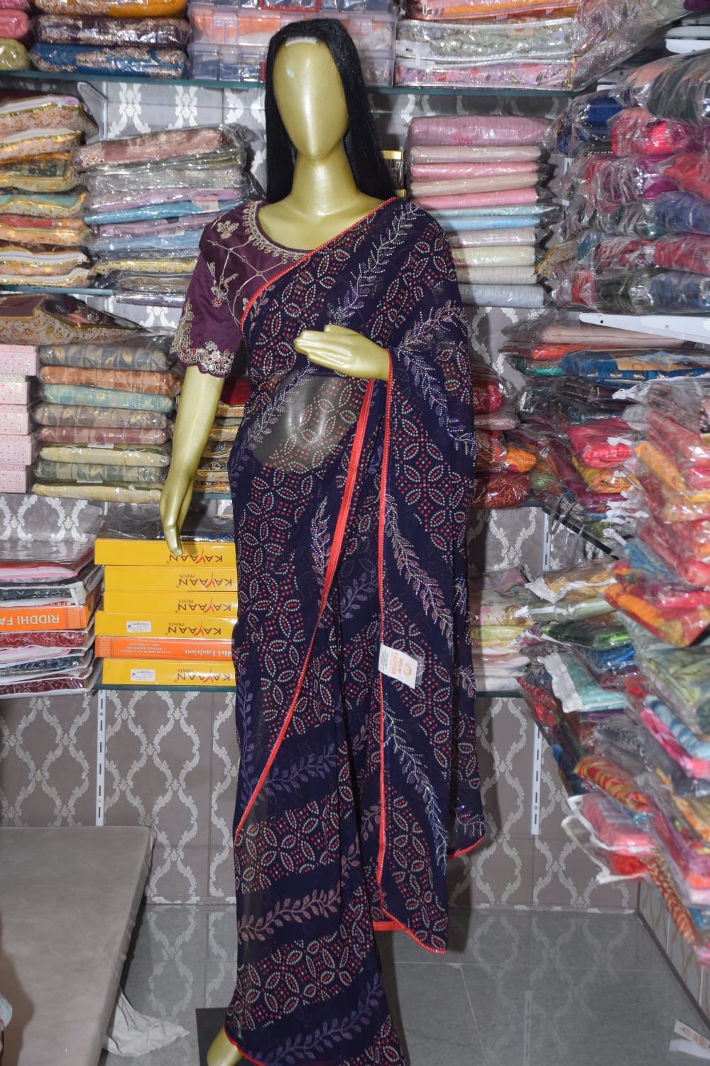 Blue Traditional Saree