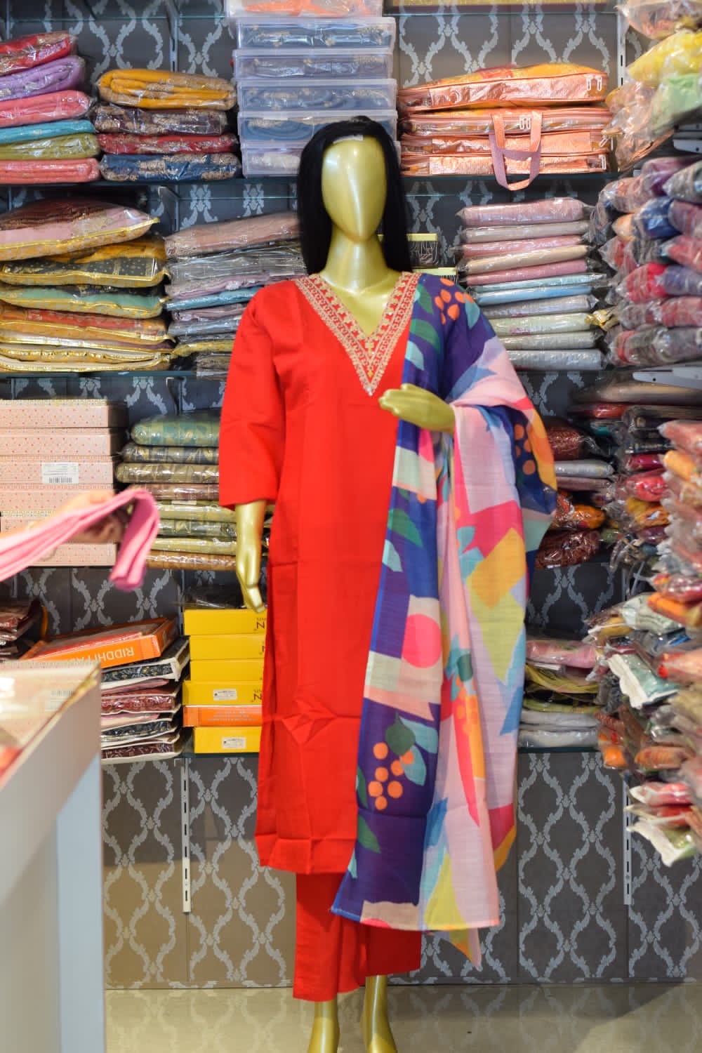 Ethnic Red Suit