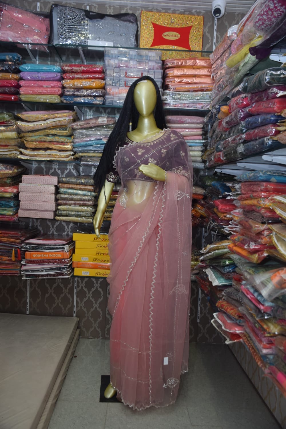 Elegant Pink Saree