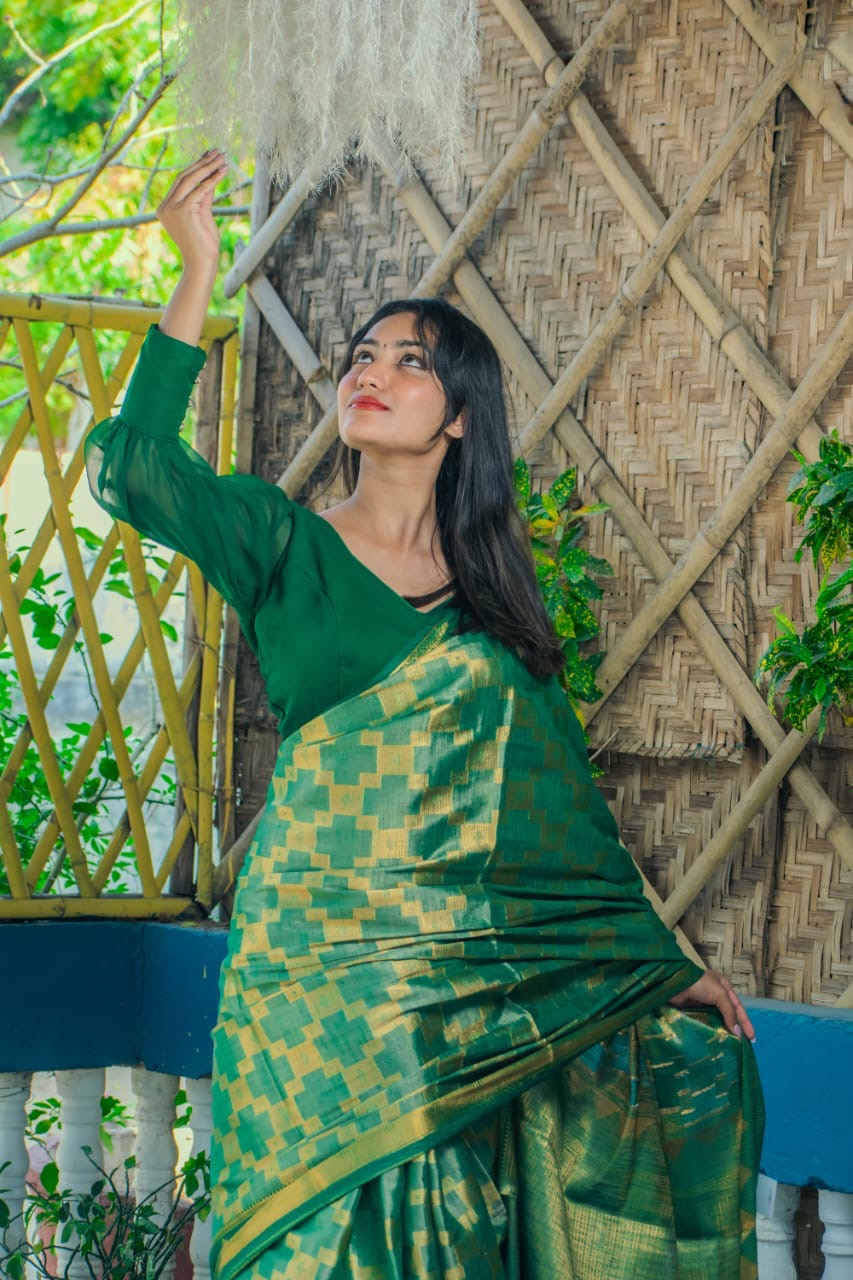 Green Traditional Saree