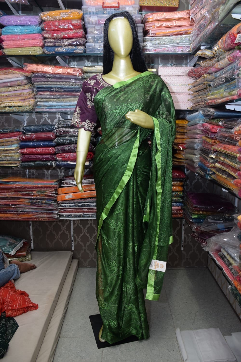 Green Silk Saree