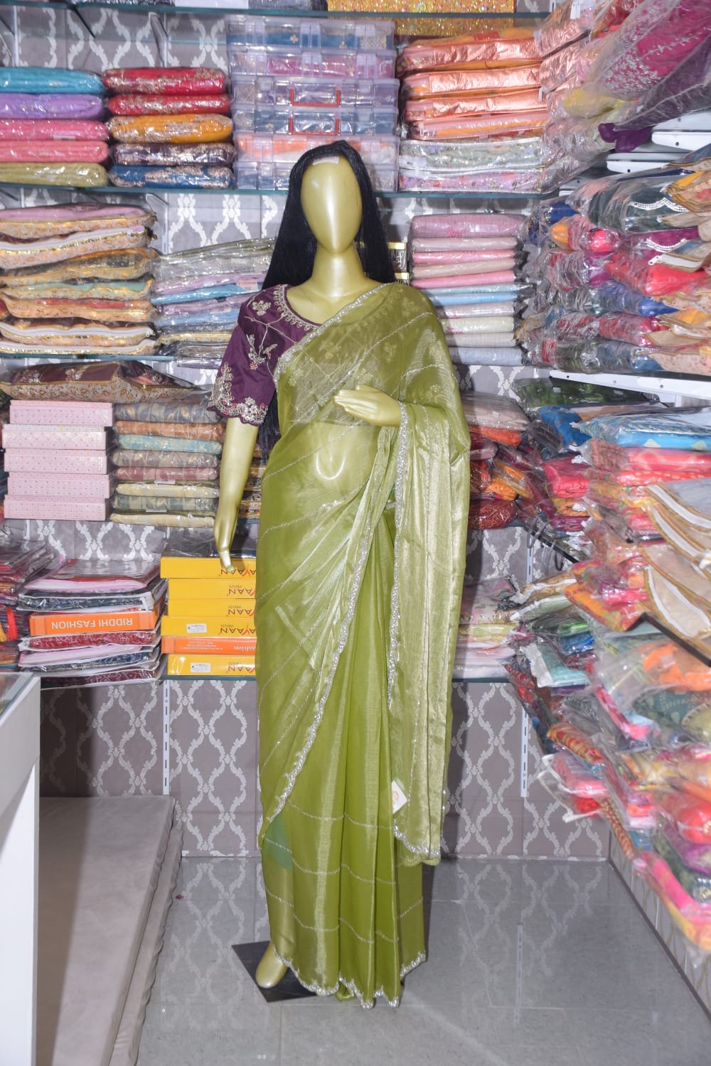 Green Traditional Saree