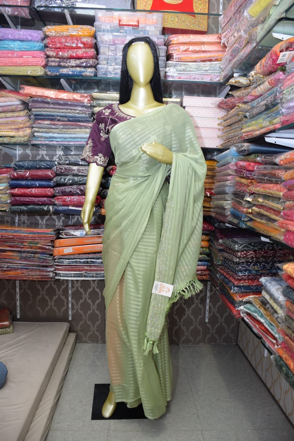 Green Handloom Saree