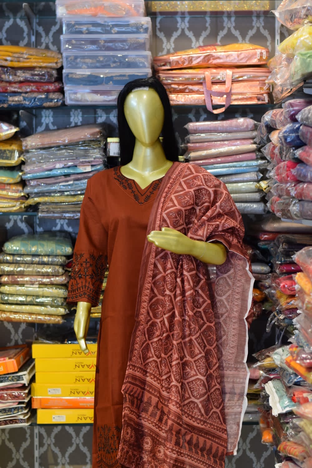 Ethnic Dress with Dupatta