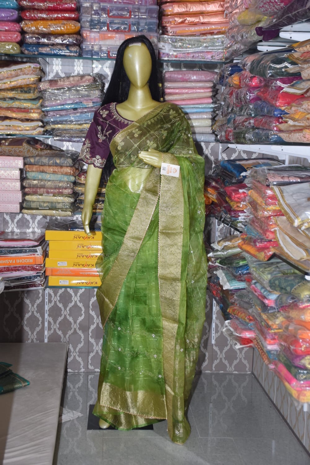 Green Silk Saree