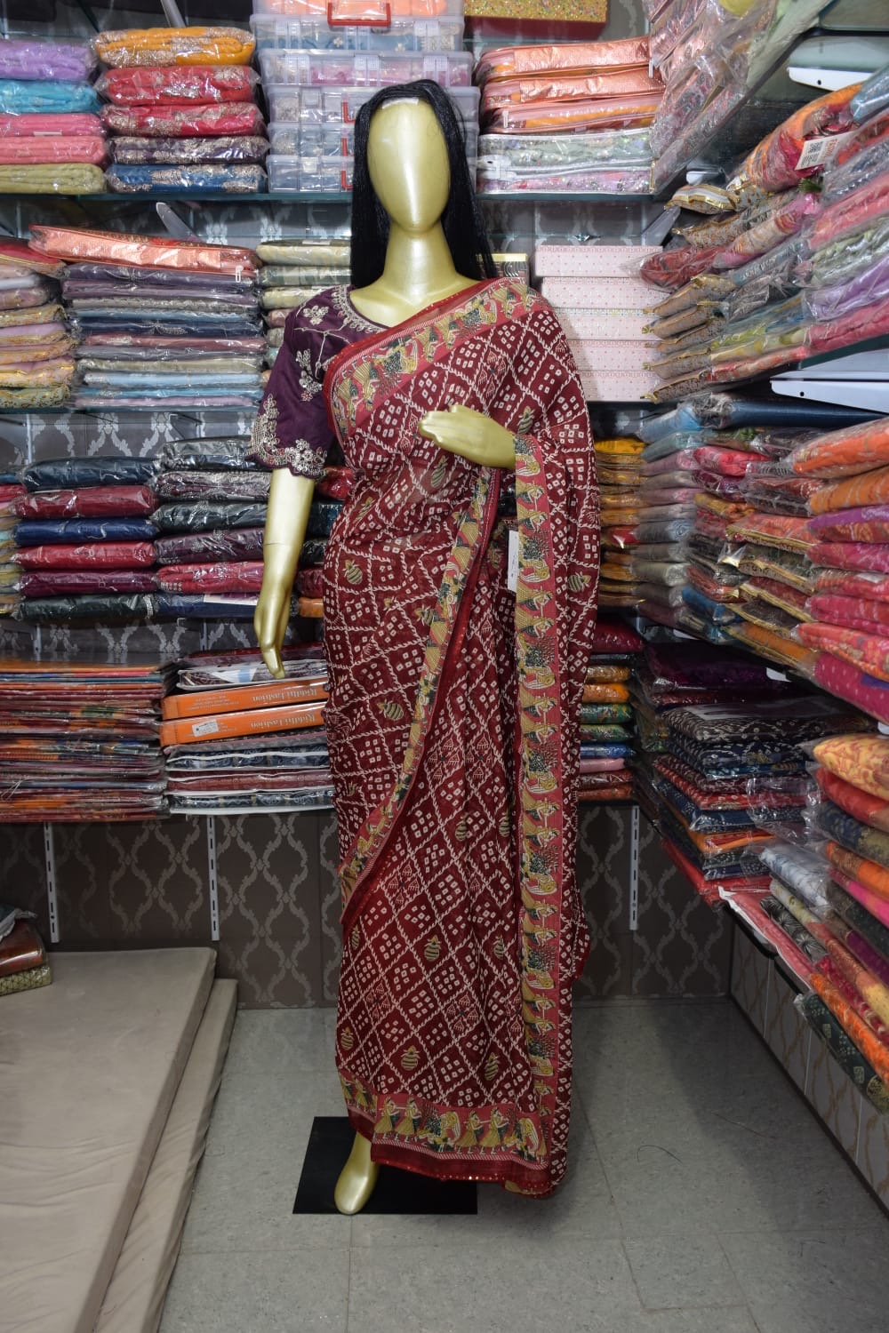 Traditional Red Saree