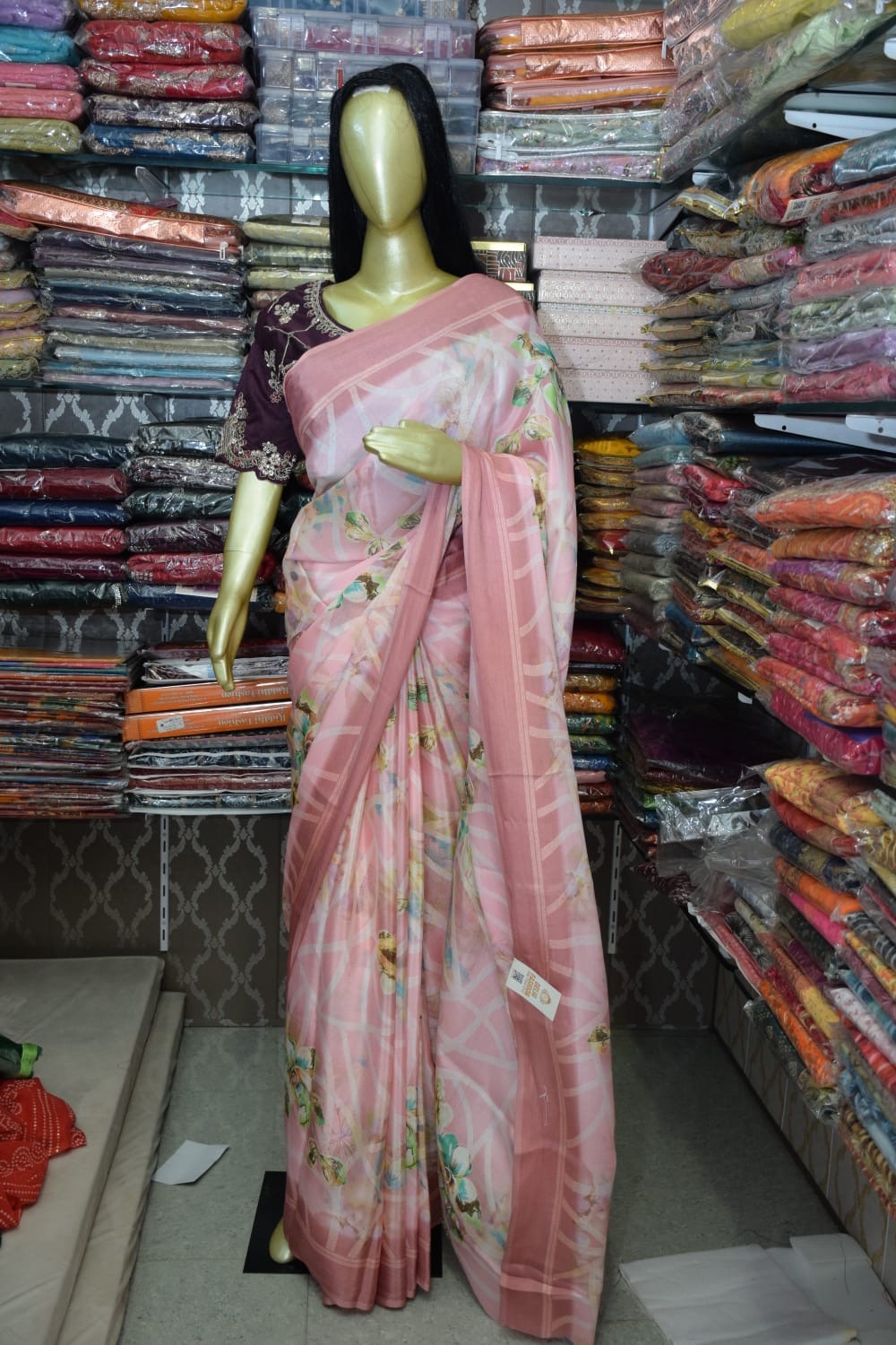 Elegant Pink Sari