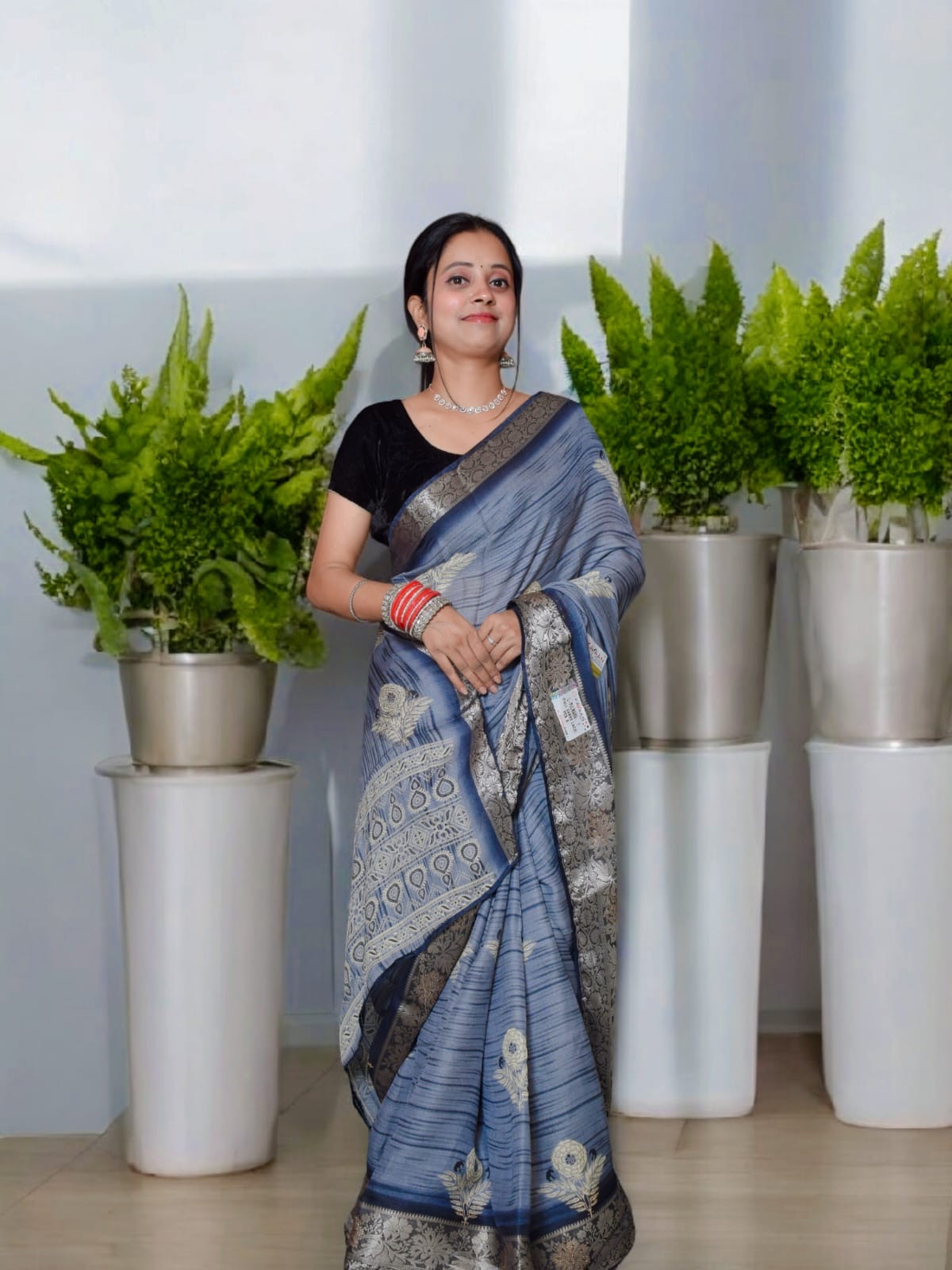 Elegant Blue Saree