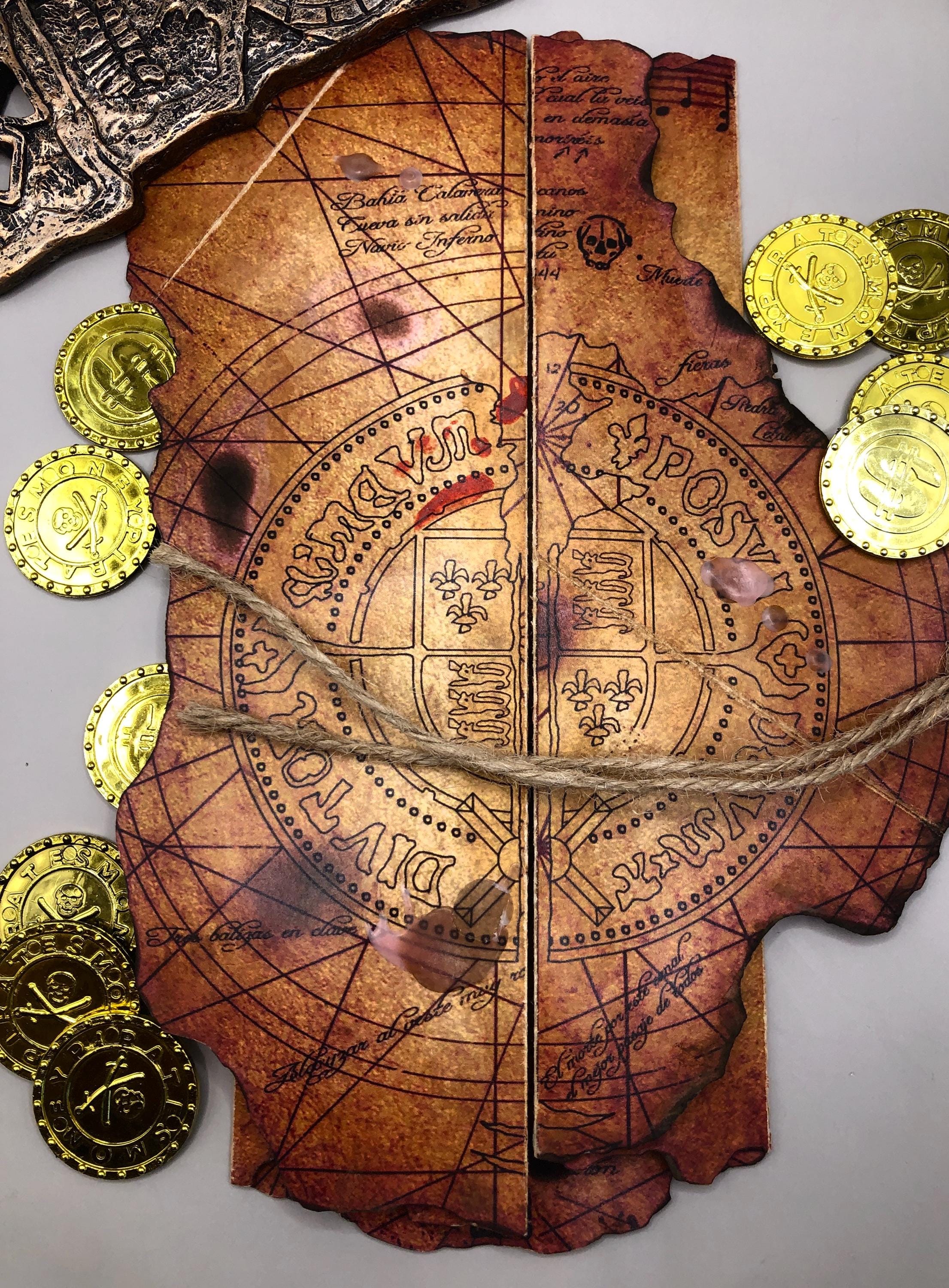 Handmade Goonies Treasure Map