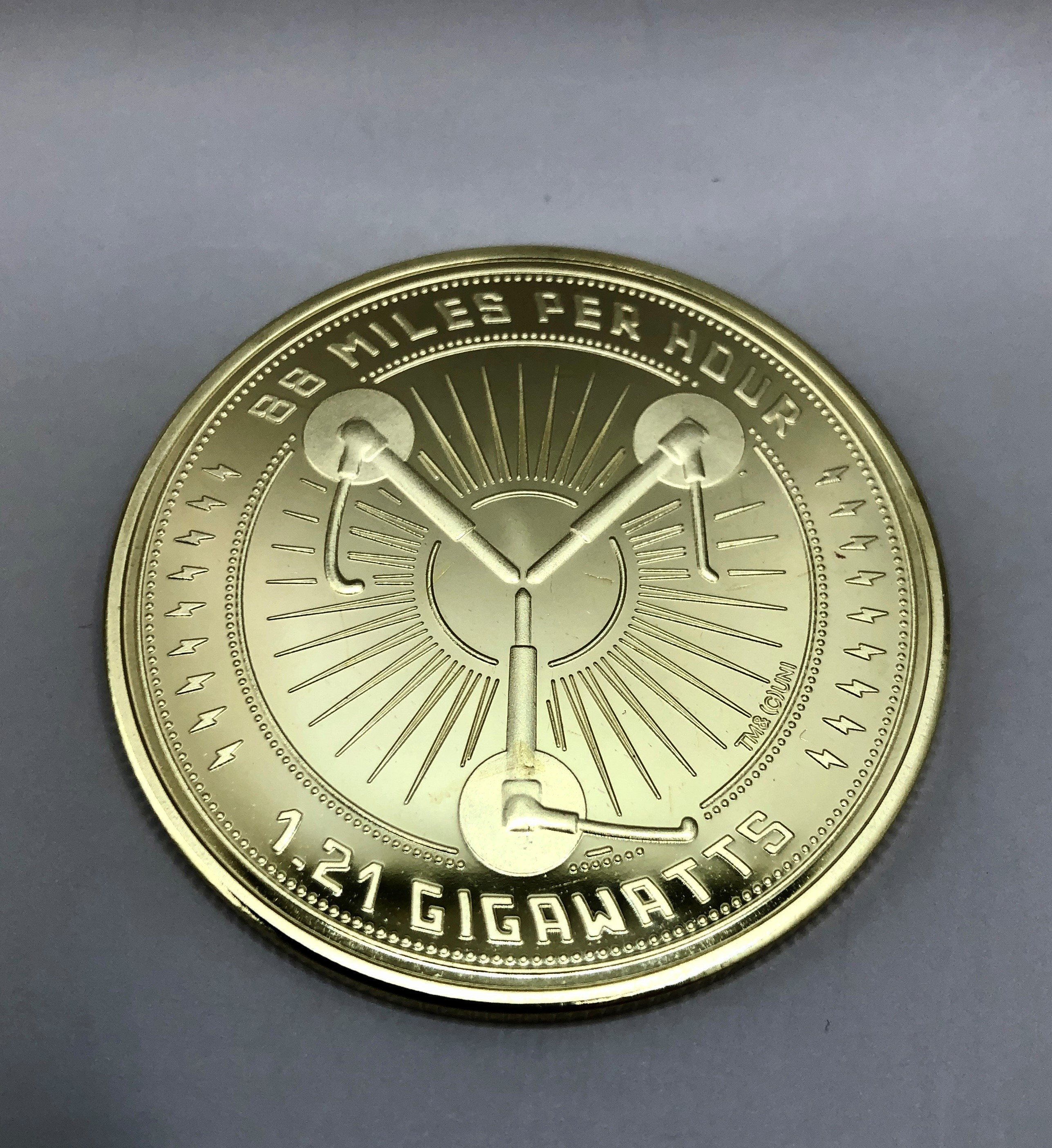 Back to the Future Flux Capacitor Collectors Coin