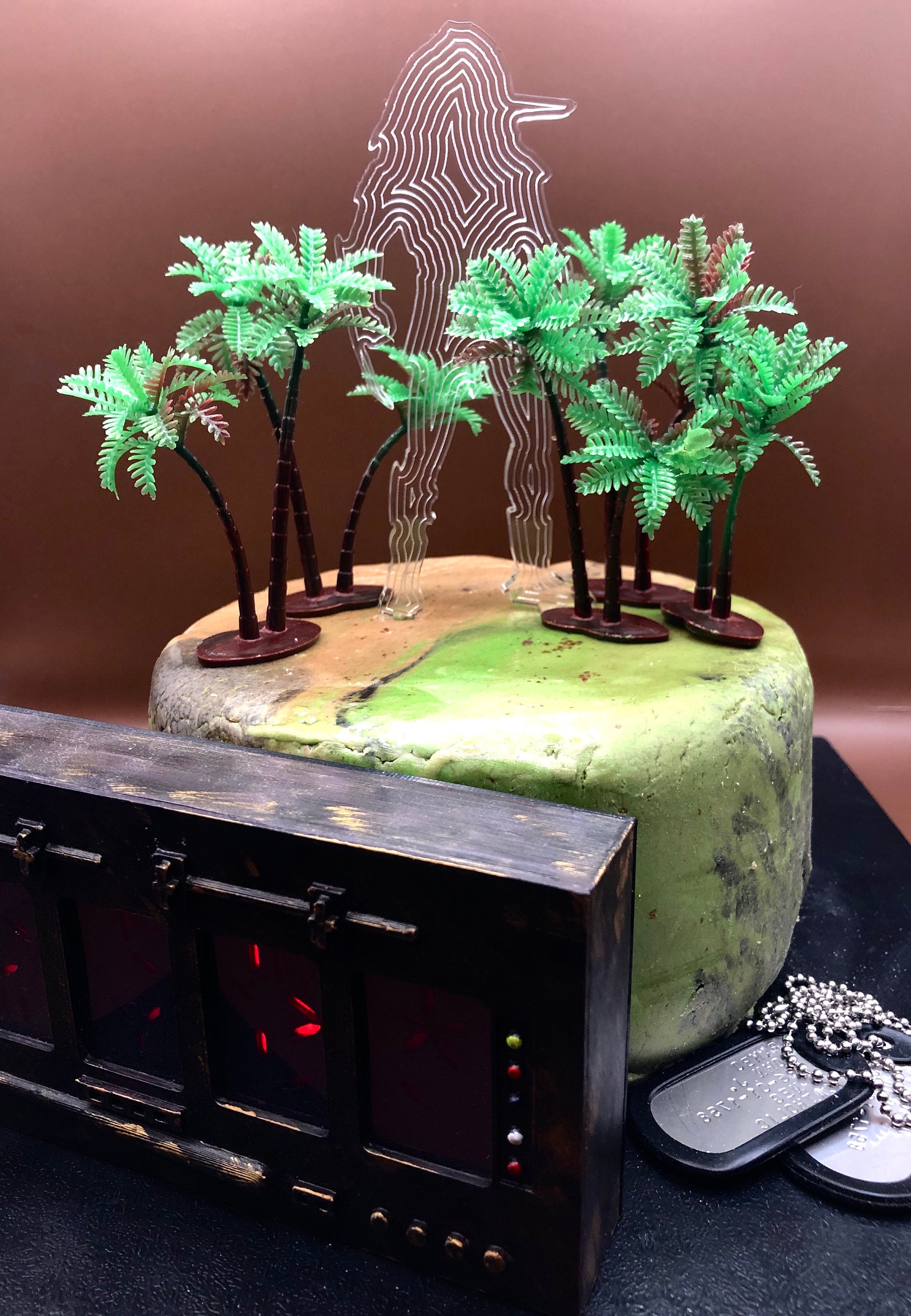 Predator themed Cake Topper