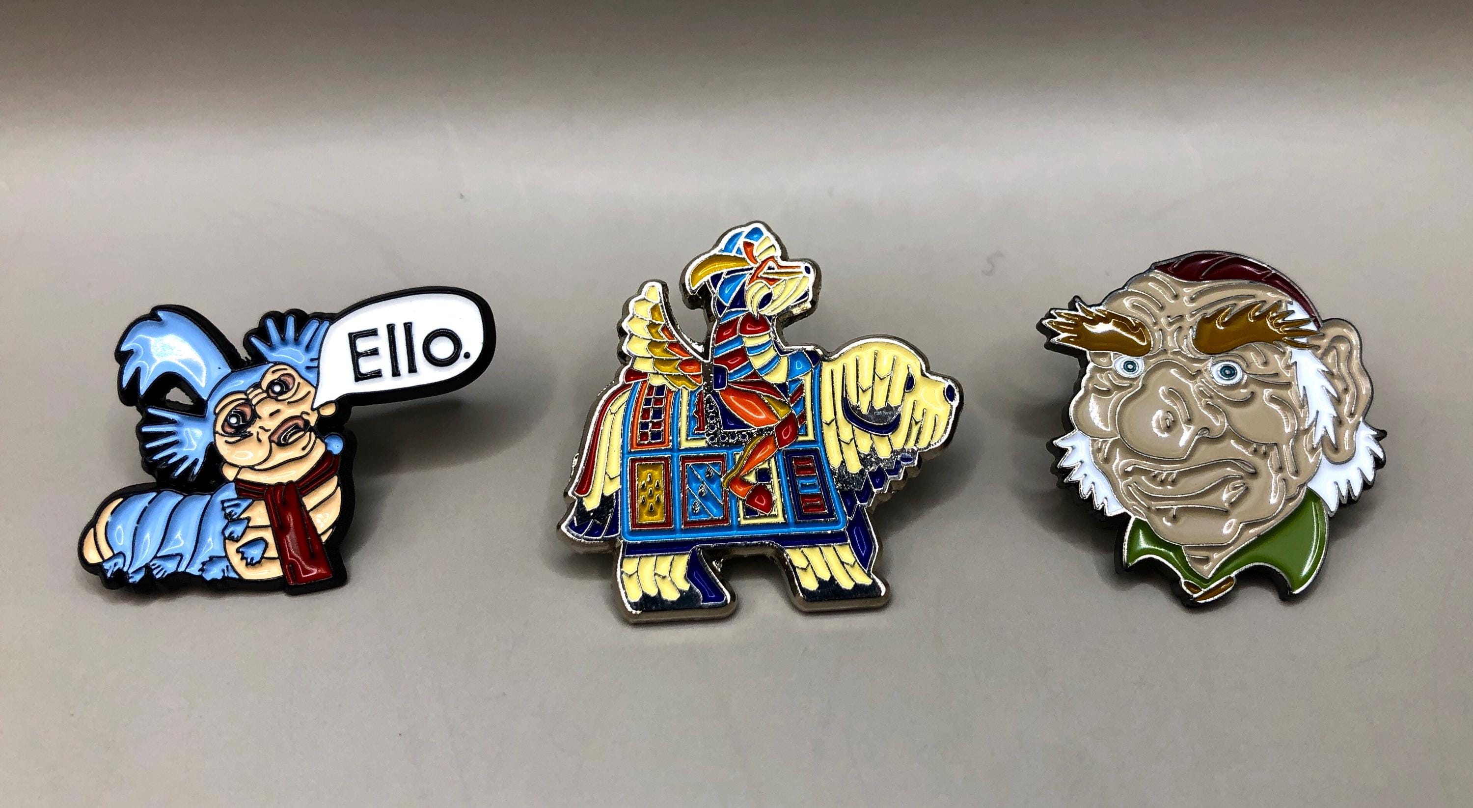 Labyrinth themed Enamel Pin Badges