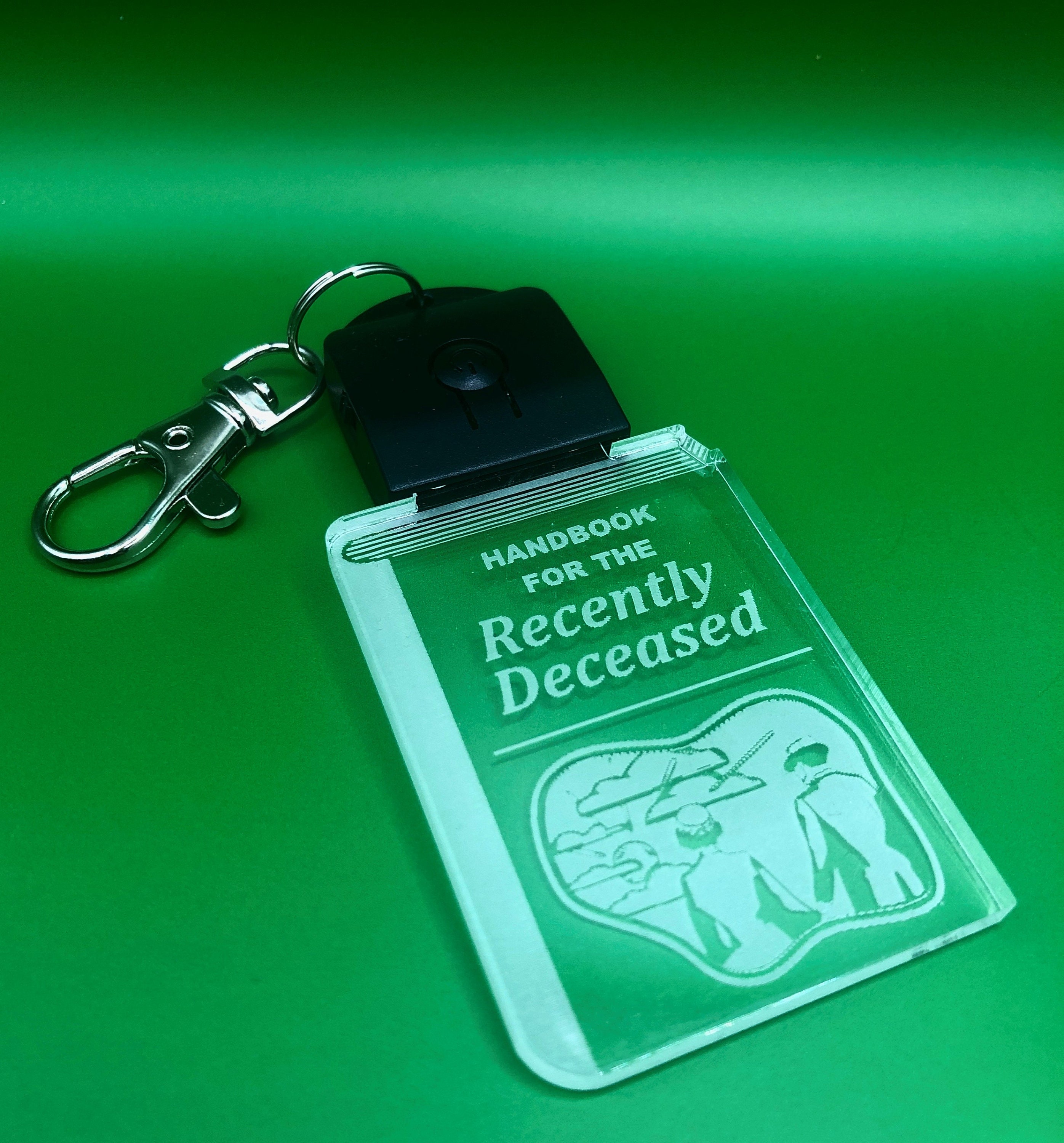 Beetlejuice Inspired LED keychain