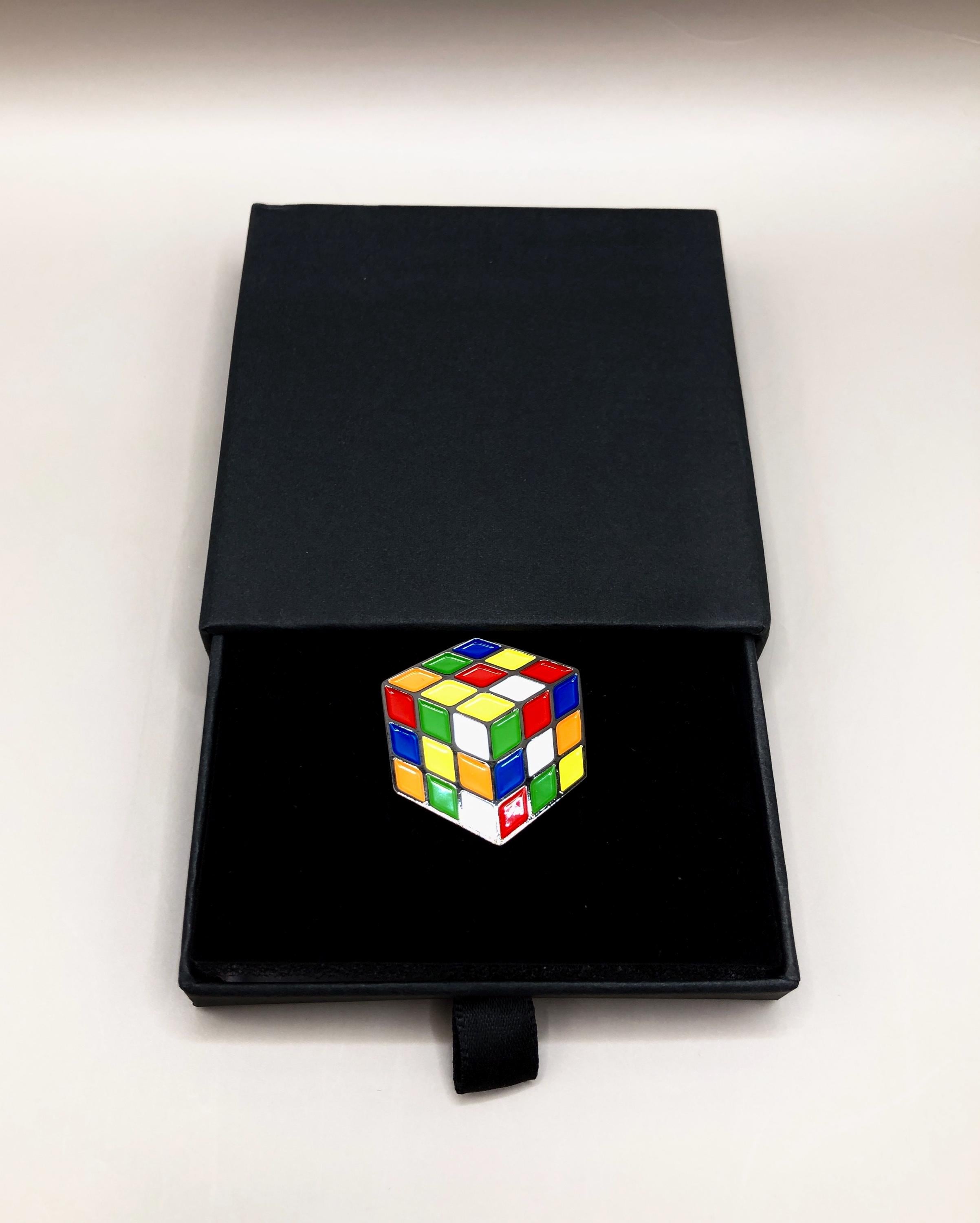 Puzzle cube Enamel Pin Badge