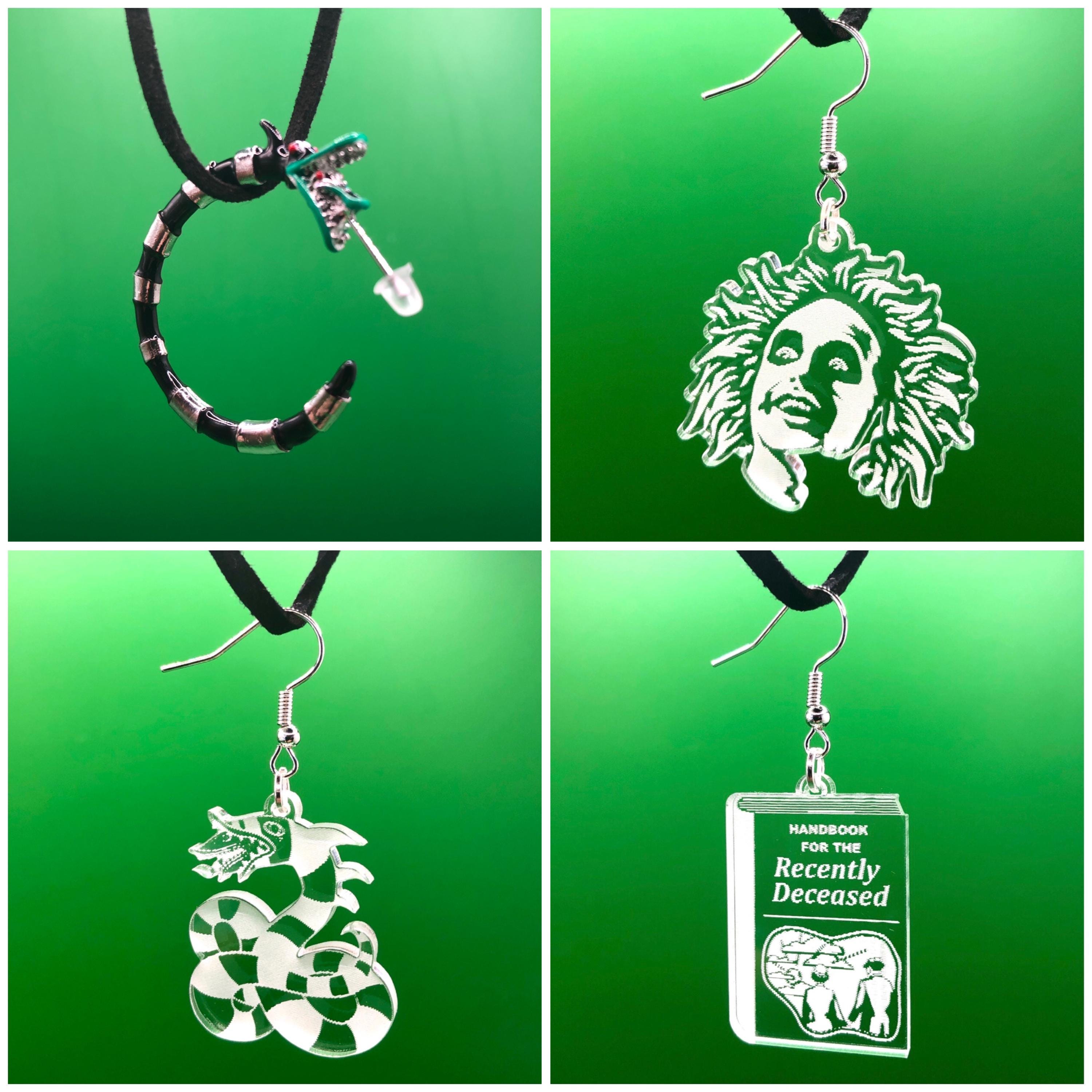 Beetlejuice Inspired Earrings