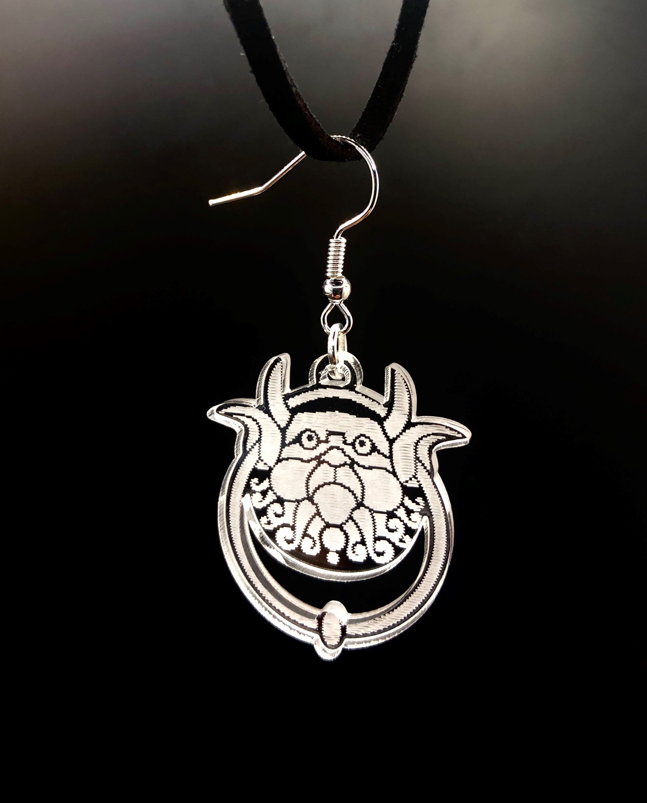 Labyrinth Doorknocker Themed Earrings