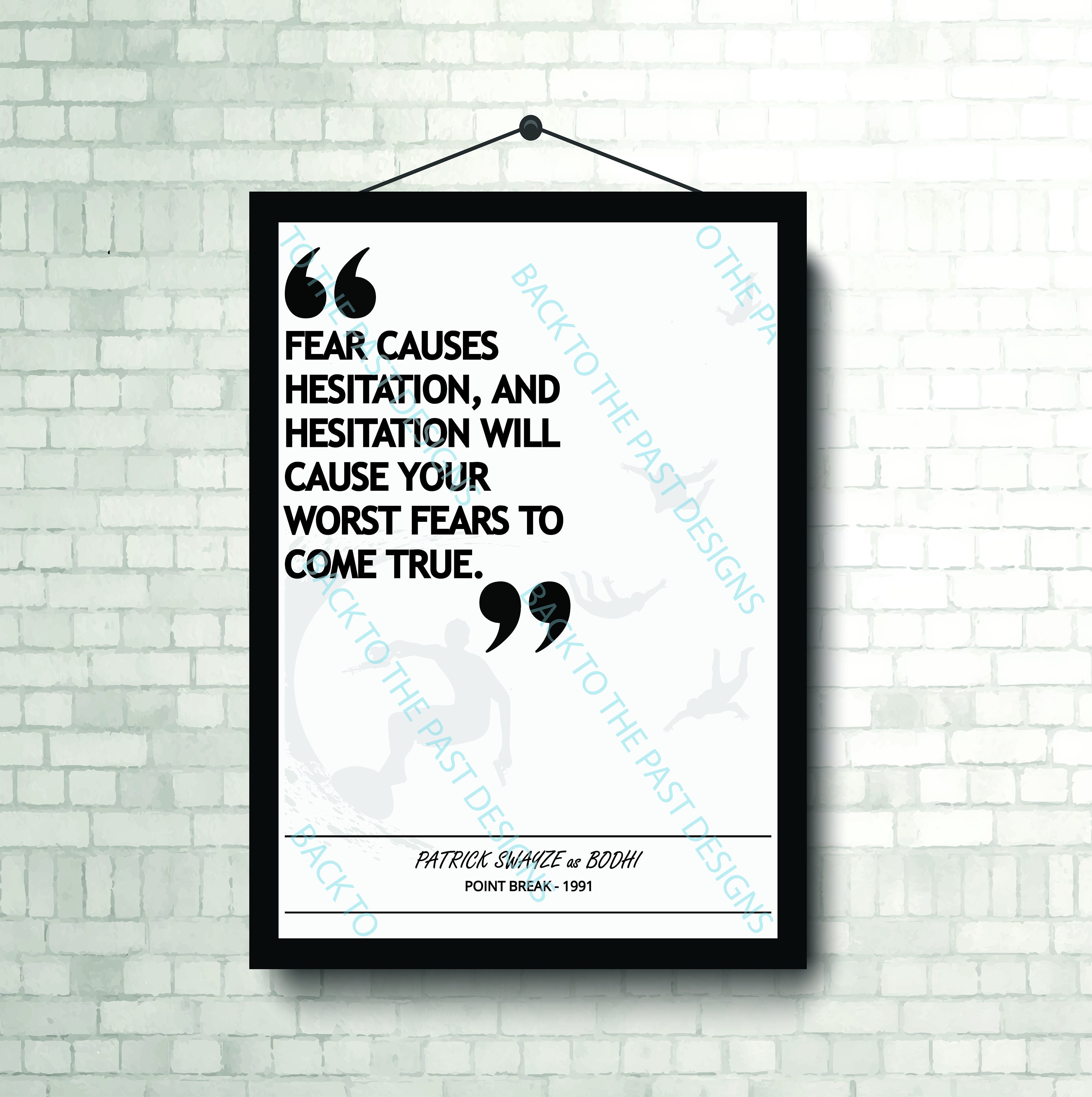 Movie Single Quote Print - Point Break