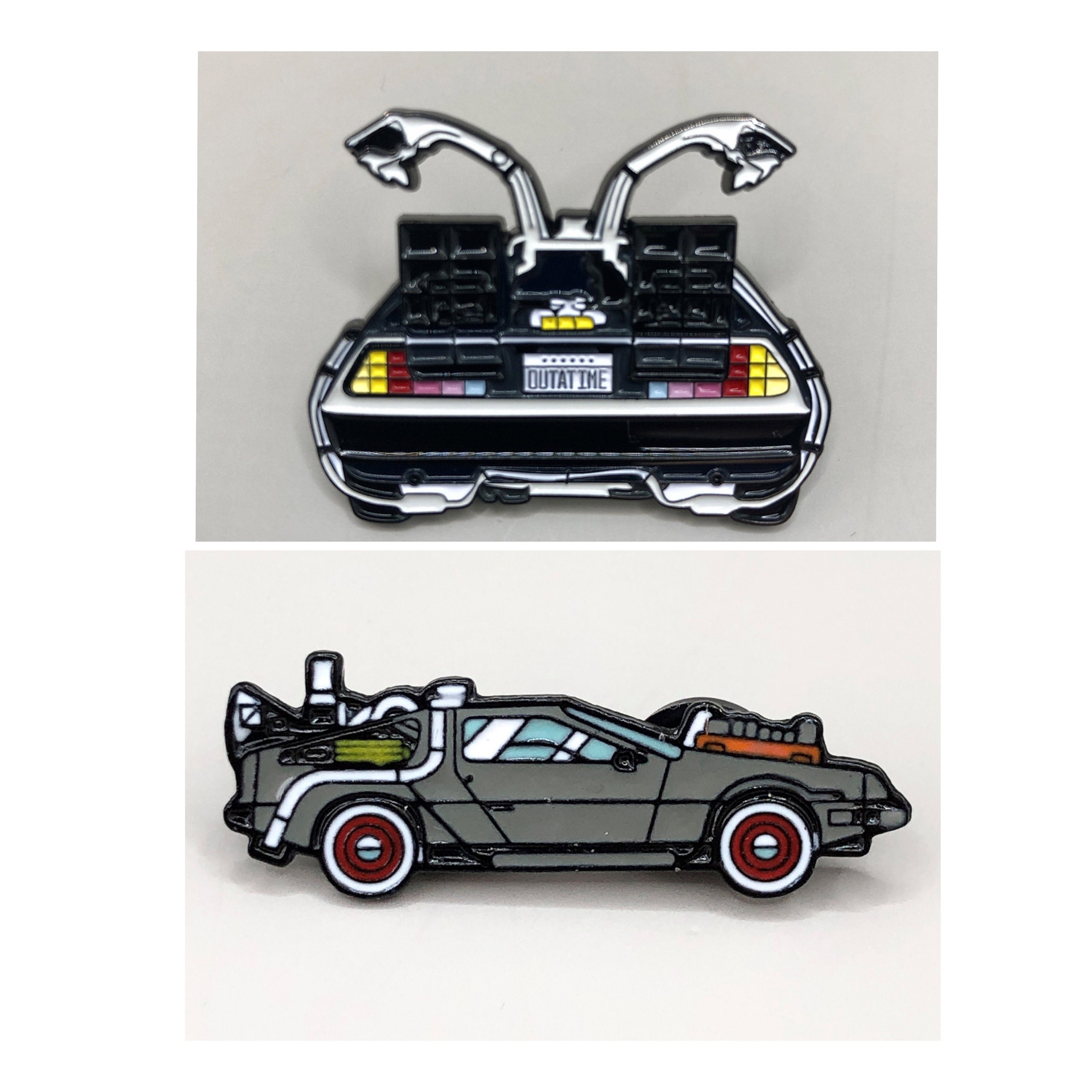 Delorean from Back to the Future Enamel Pin Badge