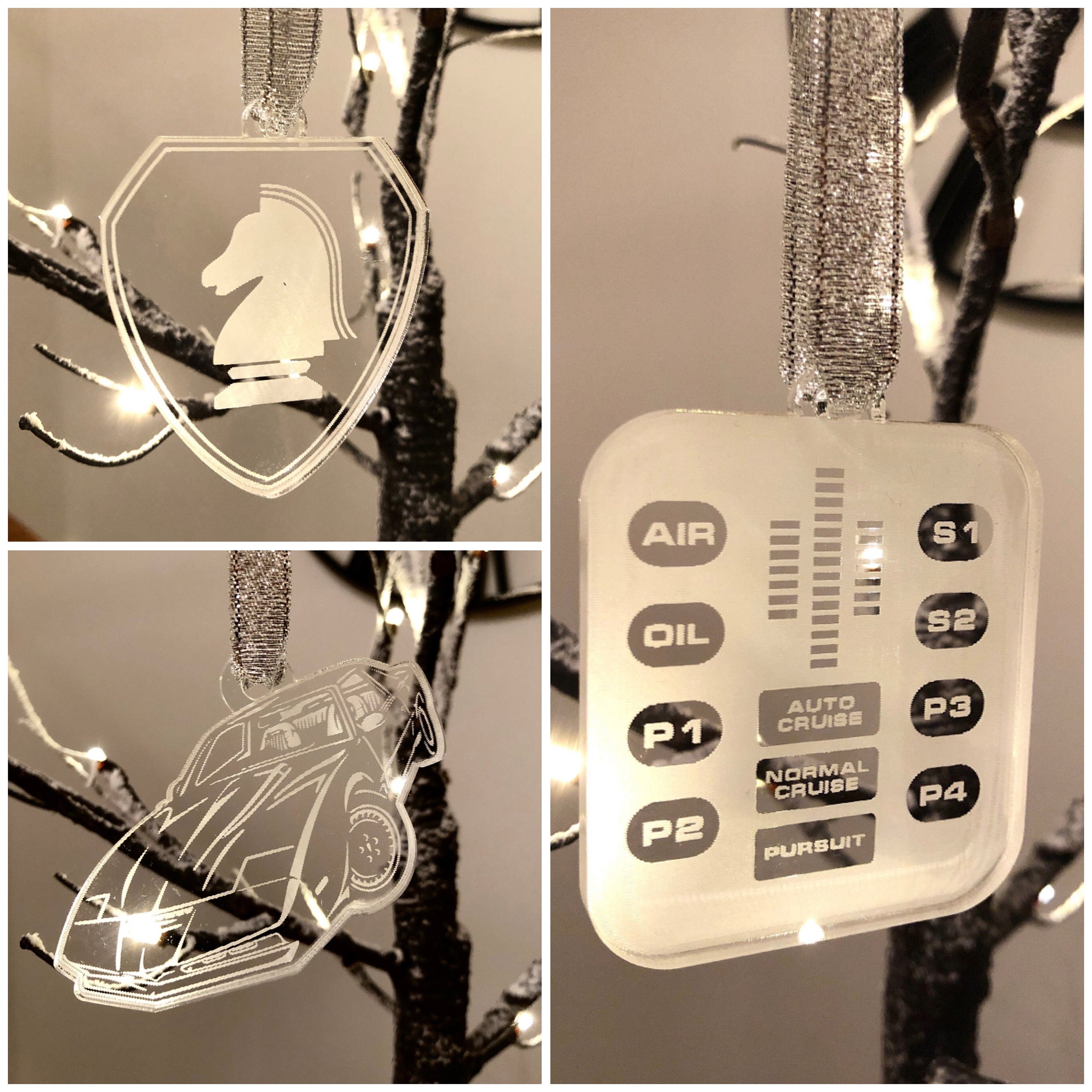 Knight Rider Inspired Christmas Tree Decorations