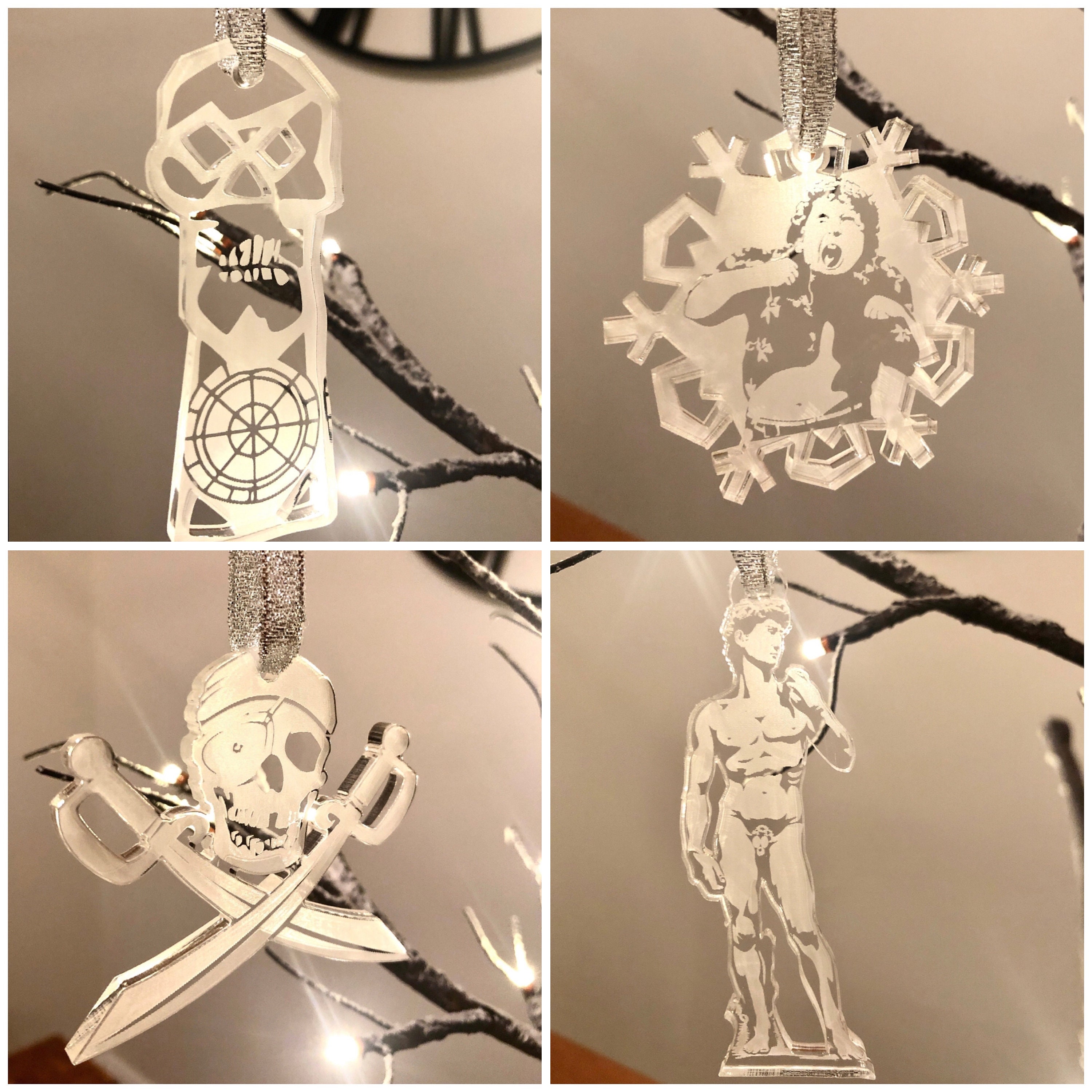 Goonies inspired Christmas Tree Decorations