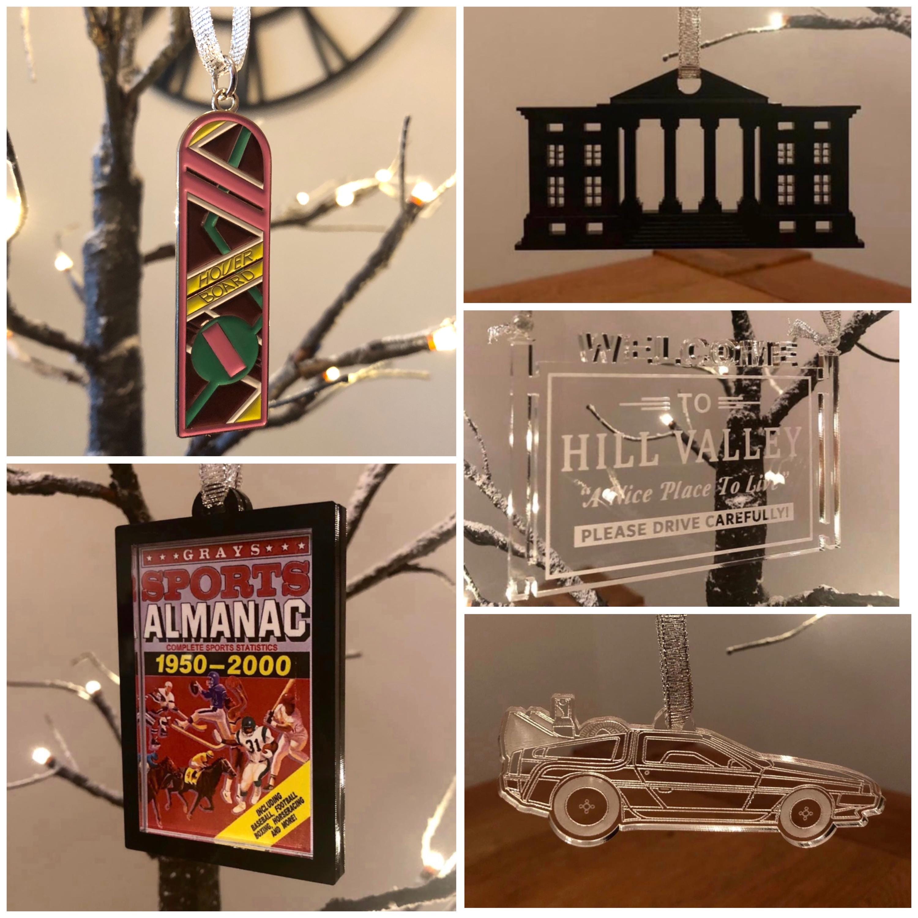 Back to the Future Christmas Tree Decorations