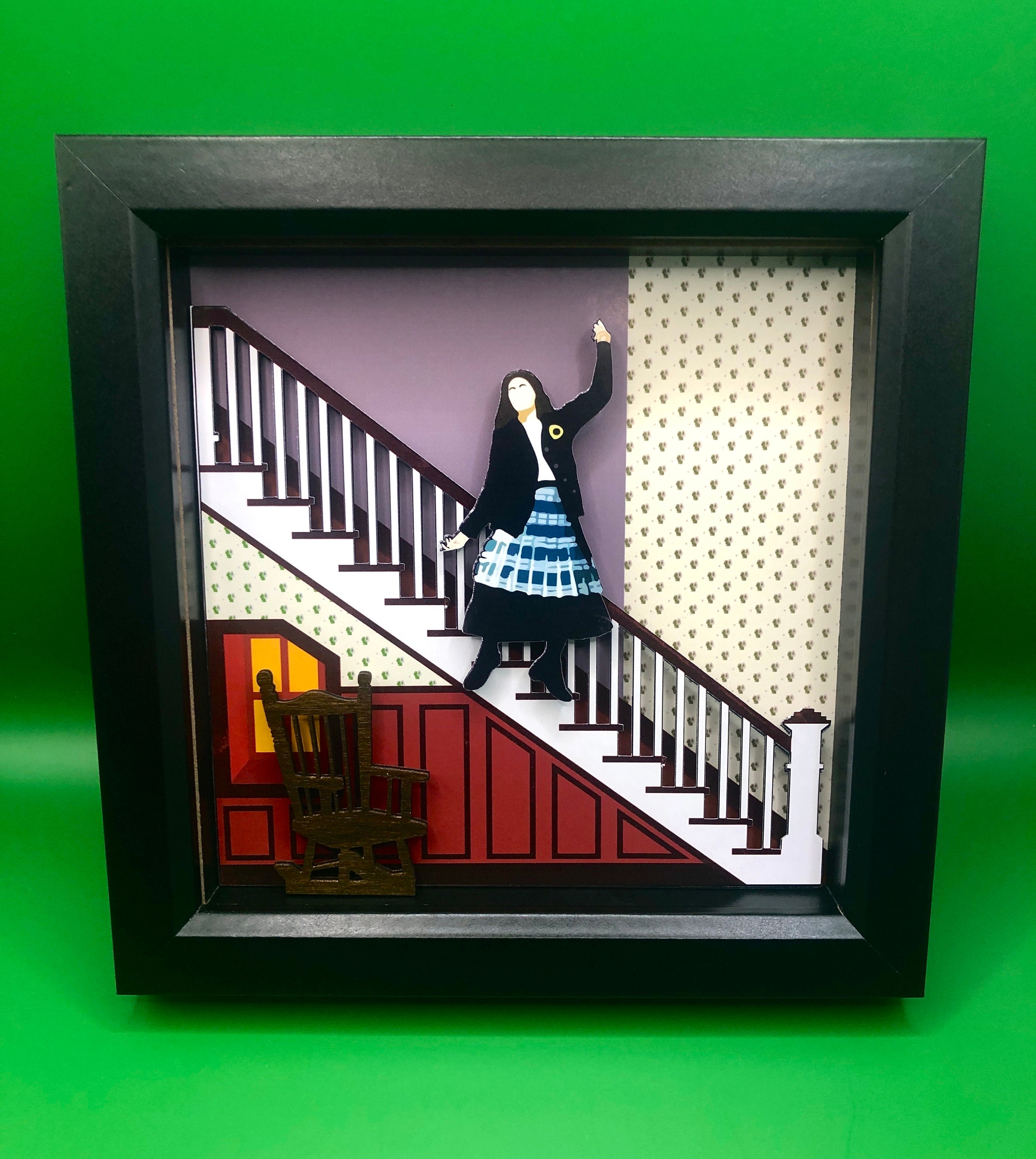 Beetlejuice themed 3D picture frame