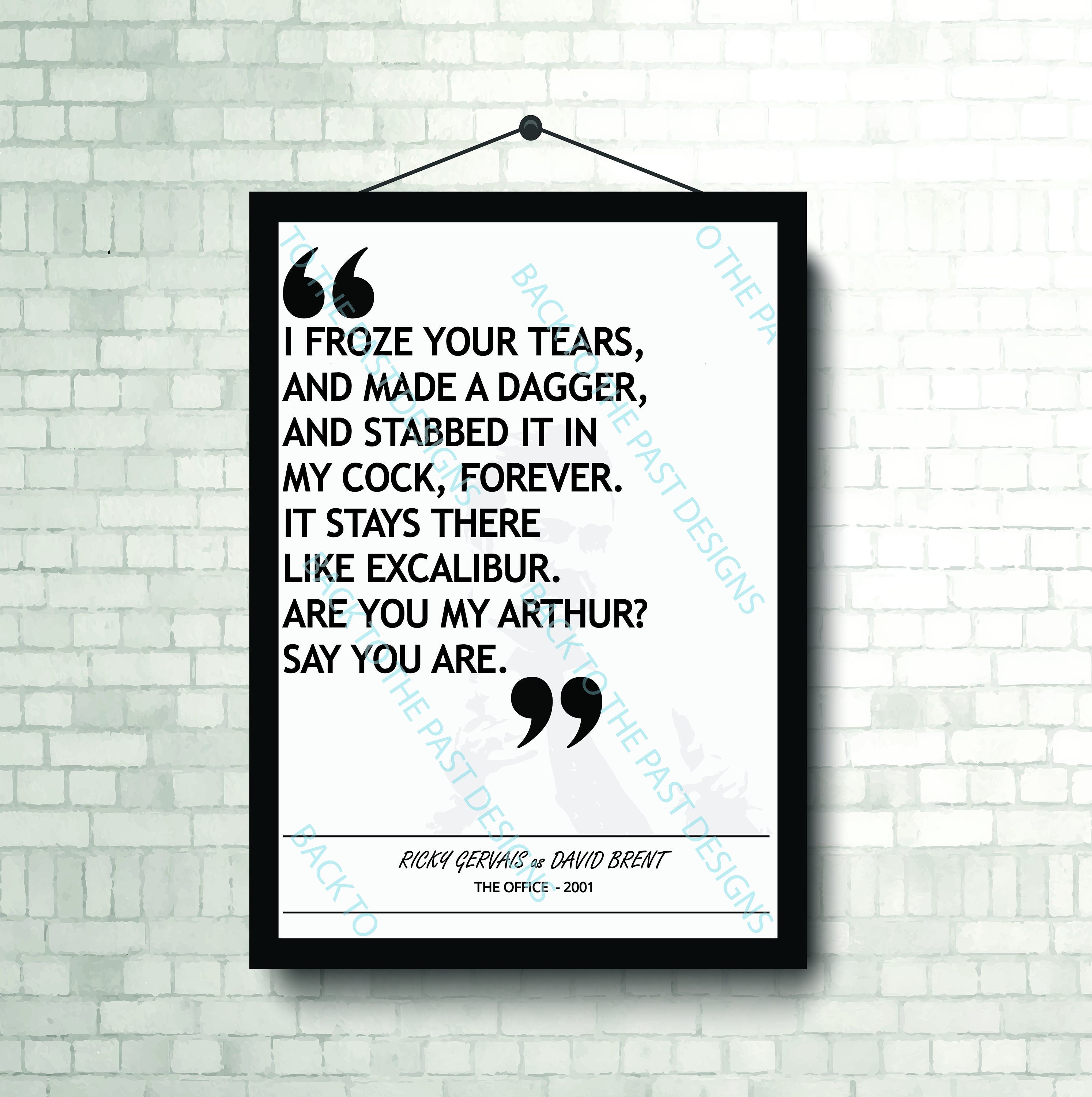 Movie Single Quote Print - The Office