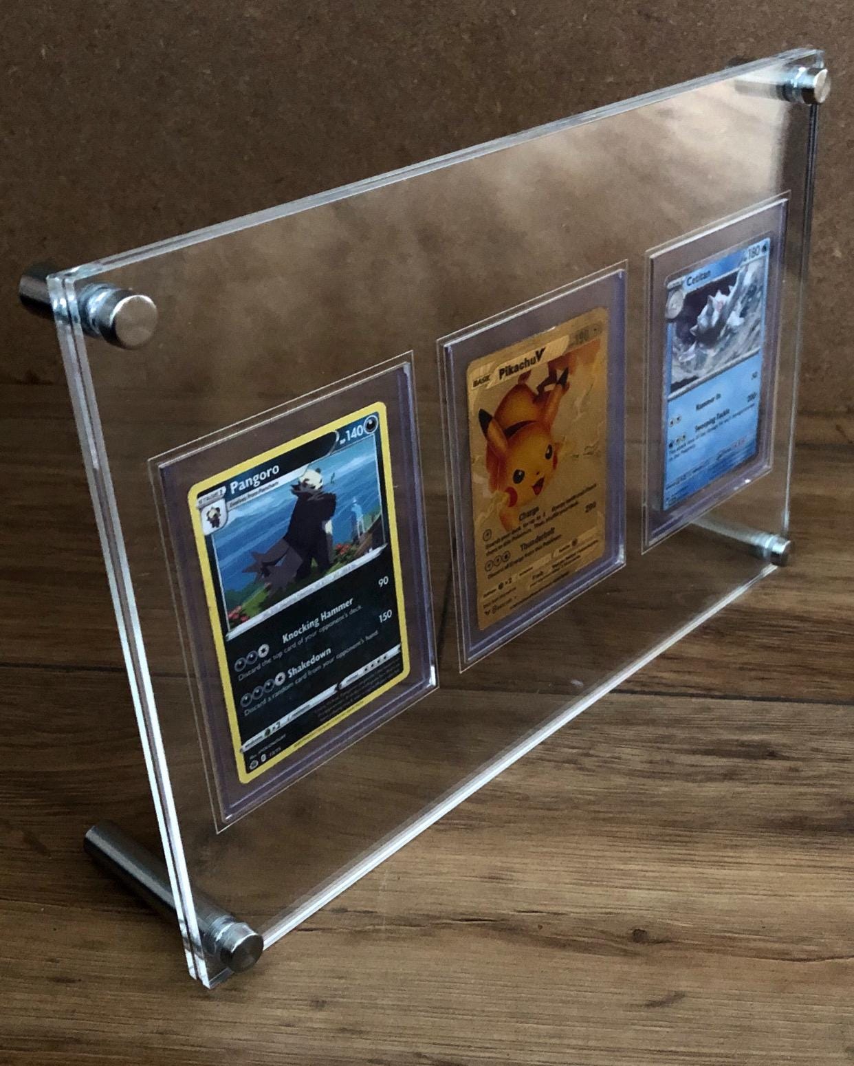 Acrylic trading card display frame