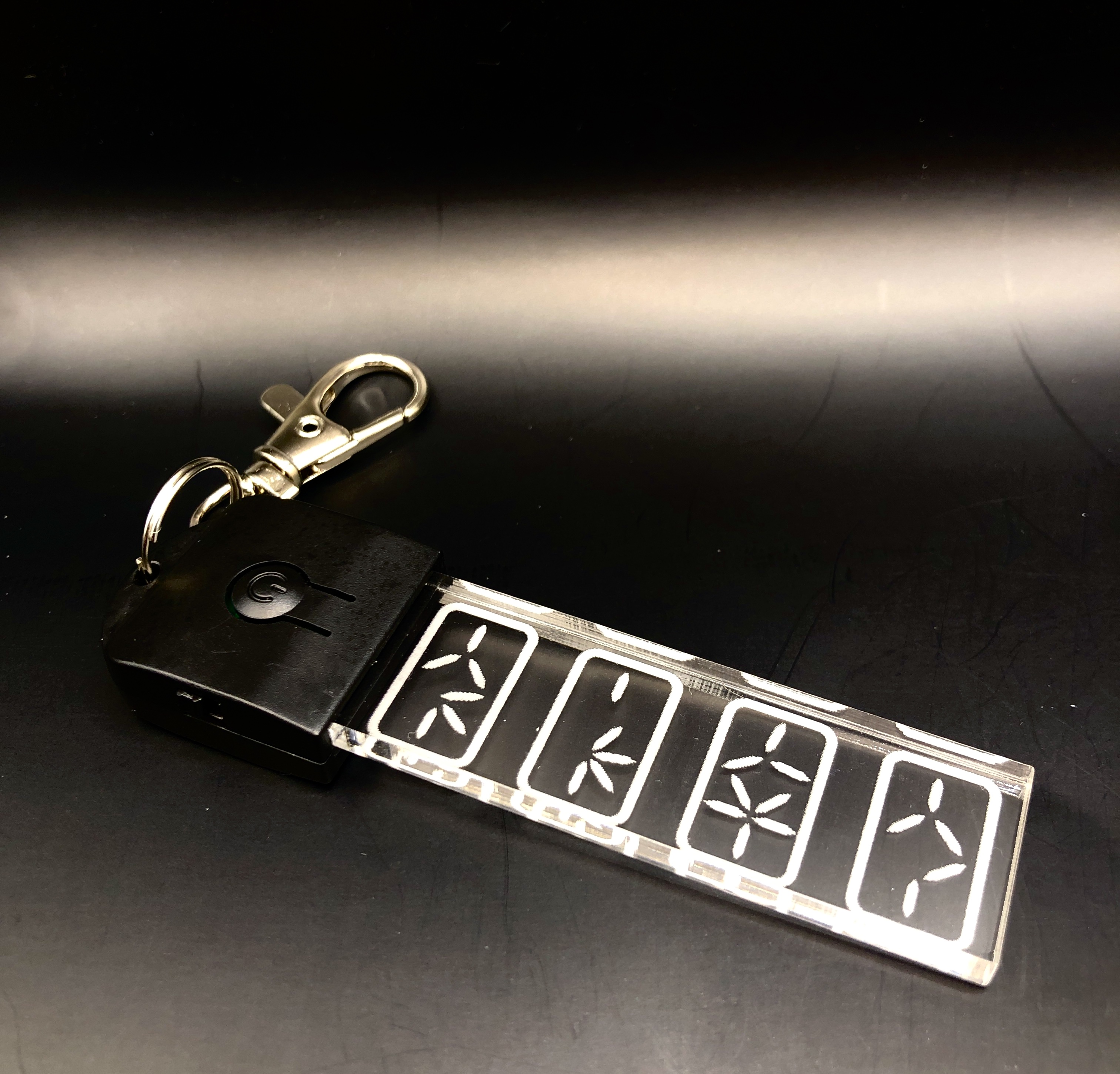 Predator Inspired LED keychain