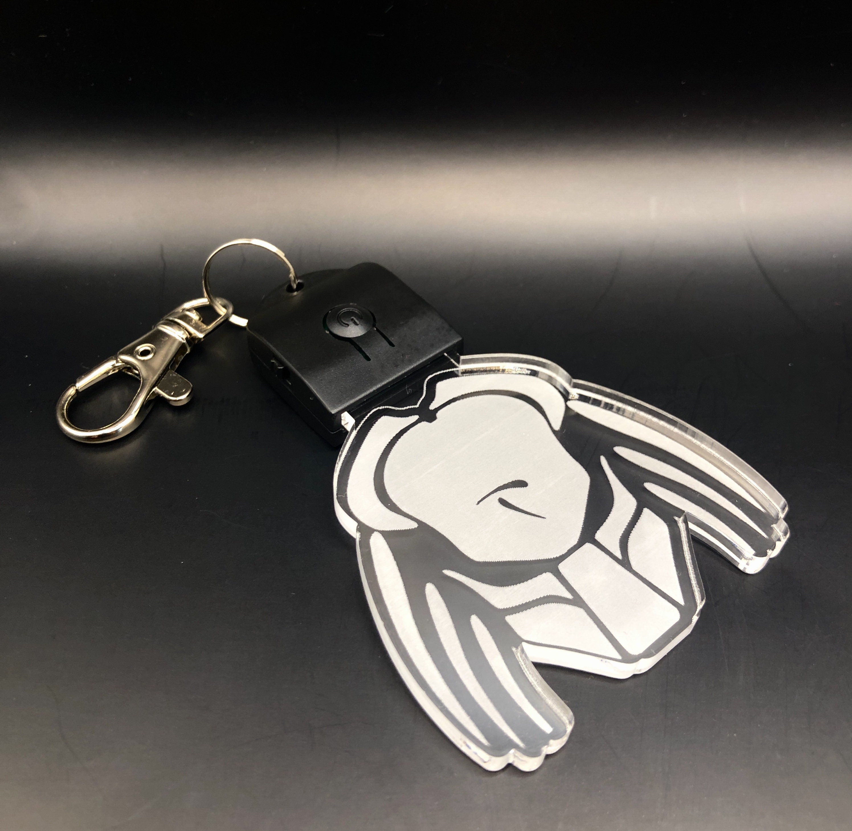 Predator Inspired LED keychain