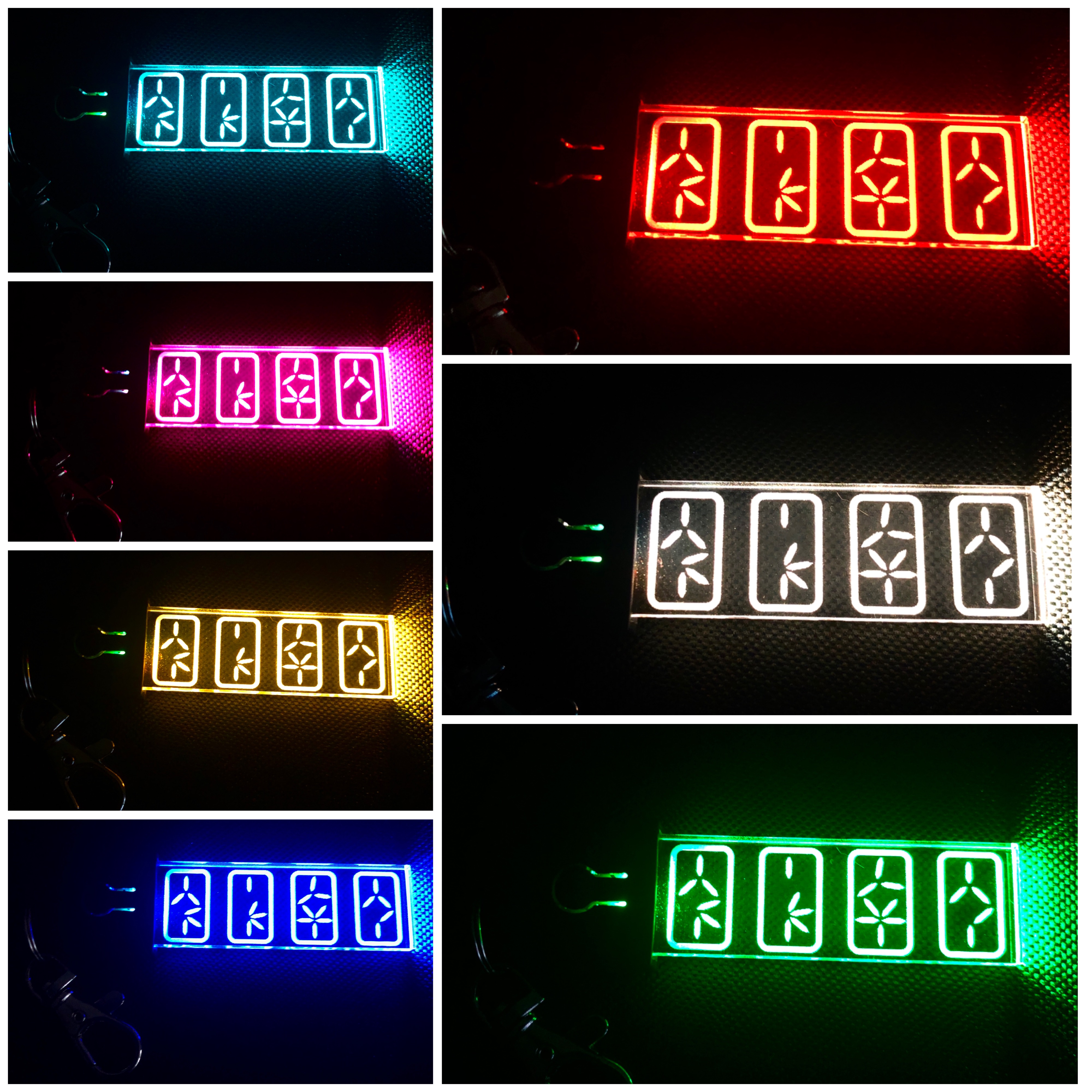 Predator Inspired LED keychain