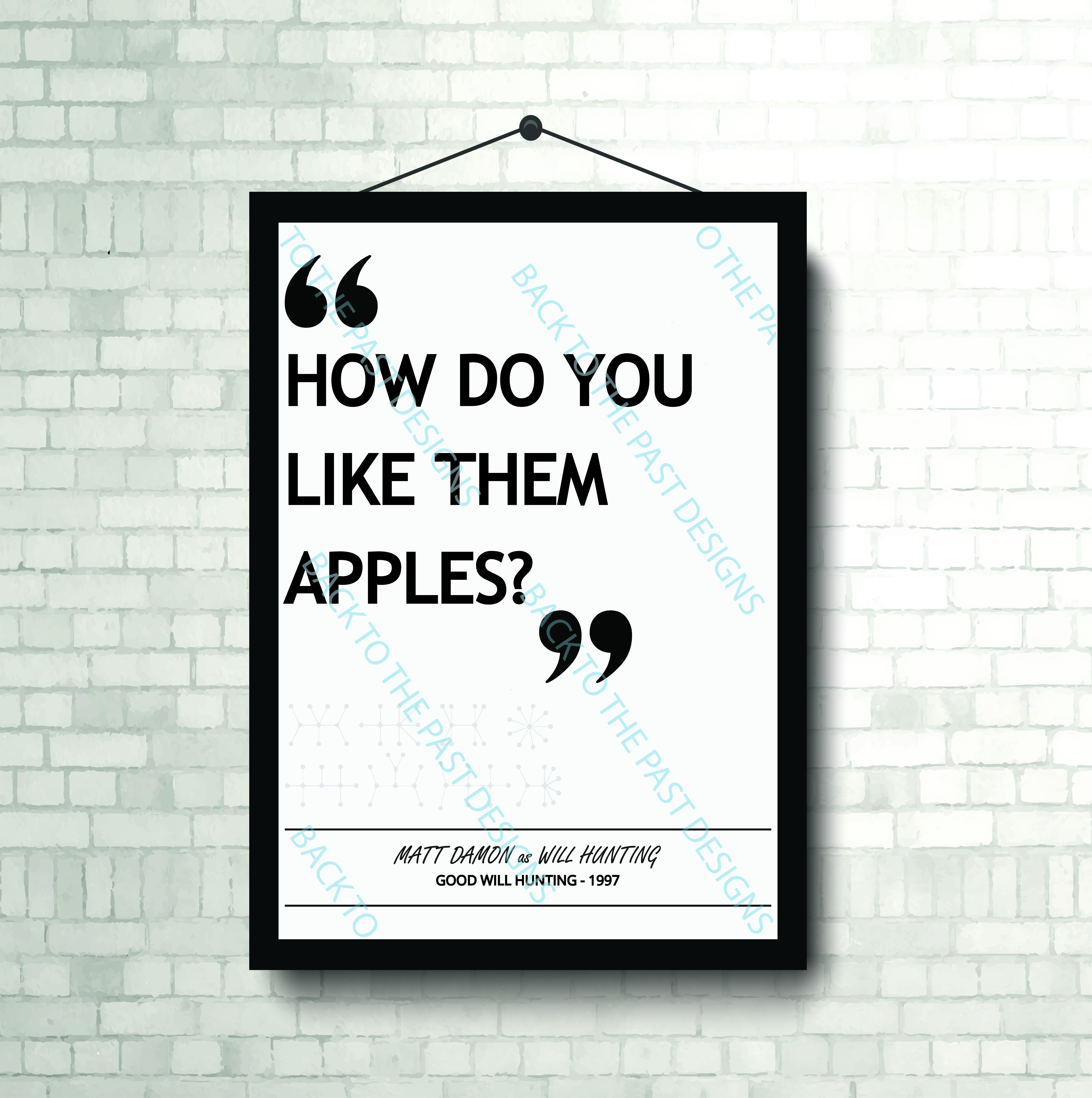 Movie Single Quote Print - Good Will Hunting