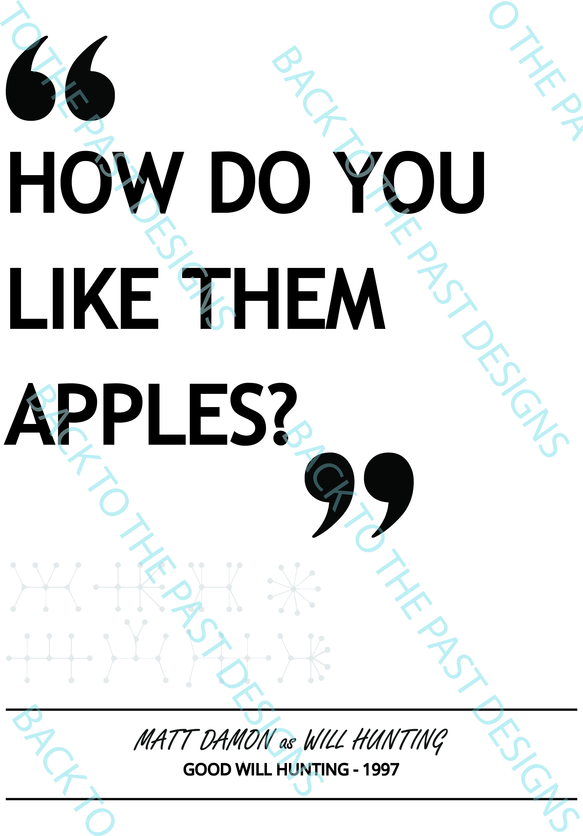 Movie Single Quote Print - Good Will Hunting