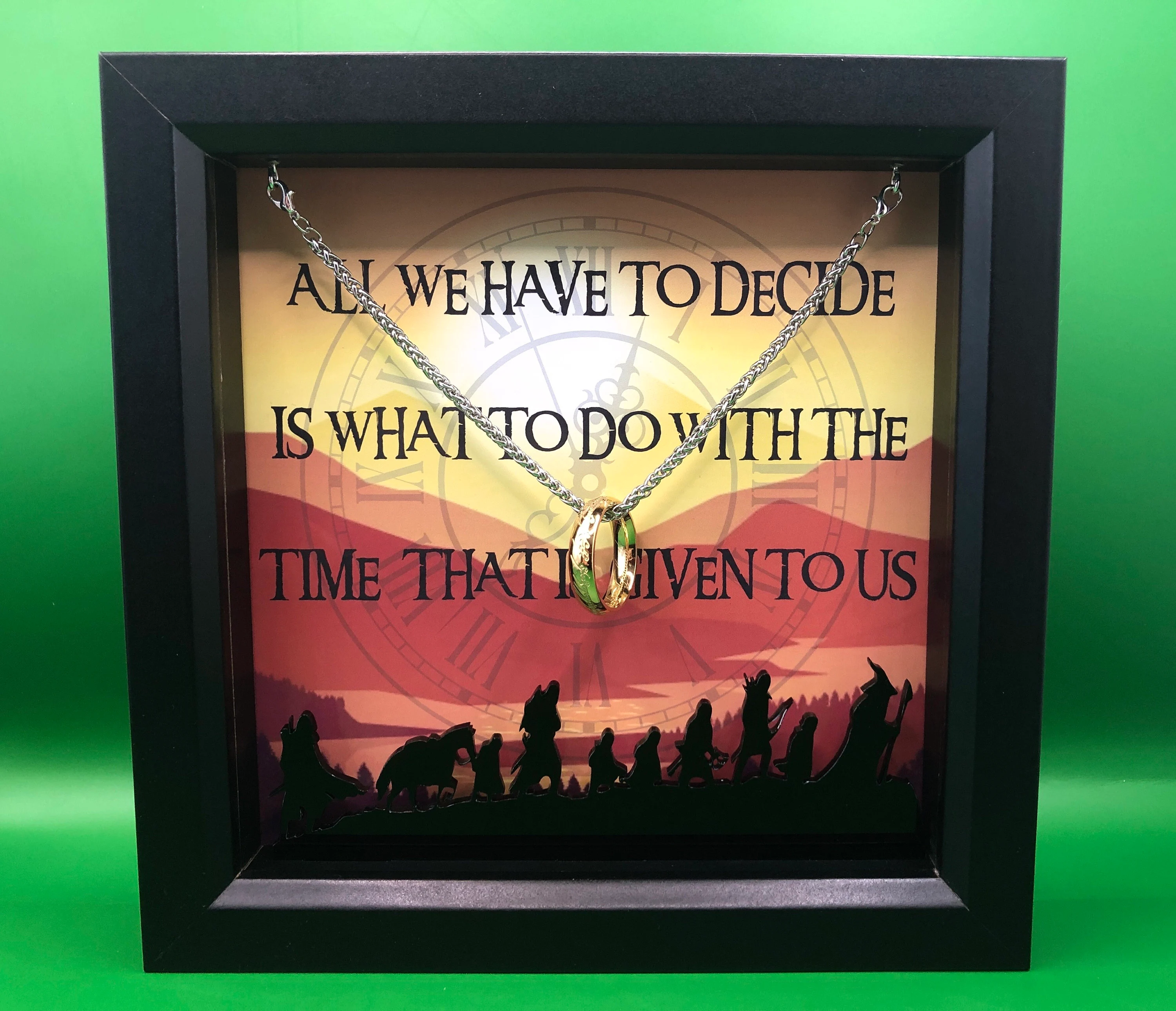 Ring themed 3D picture frame