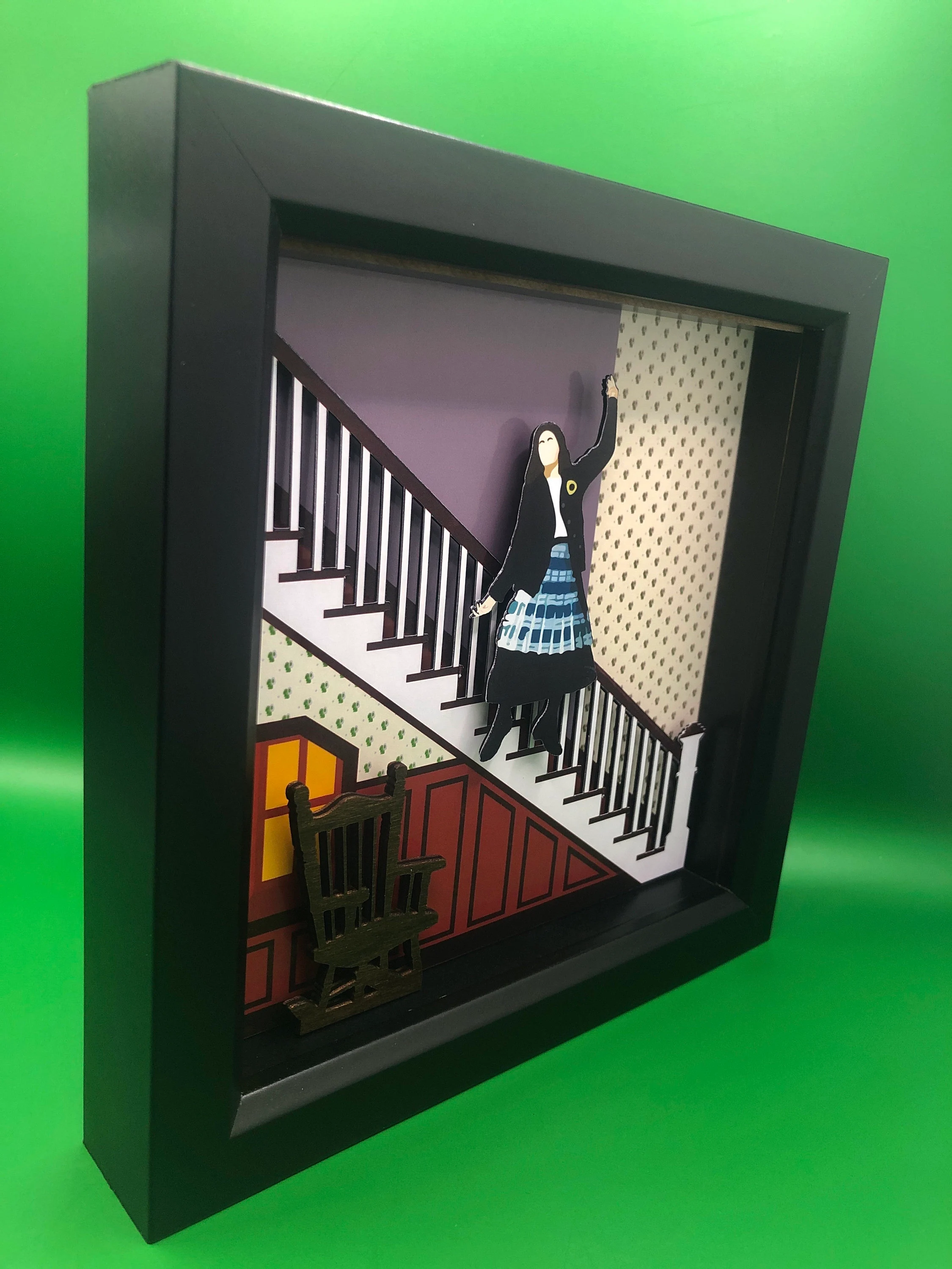 Beetlejuice themed 3D picture frame