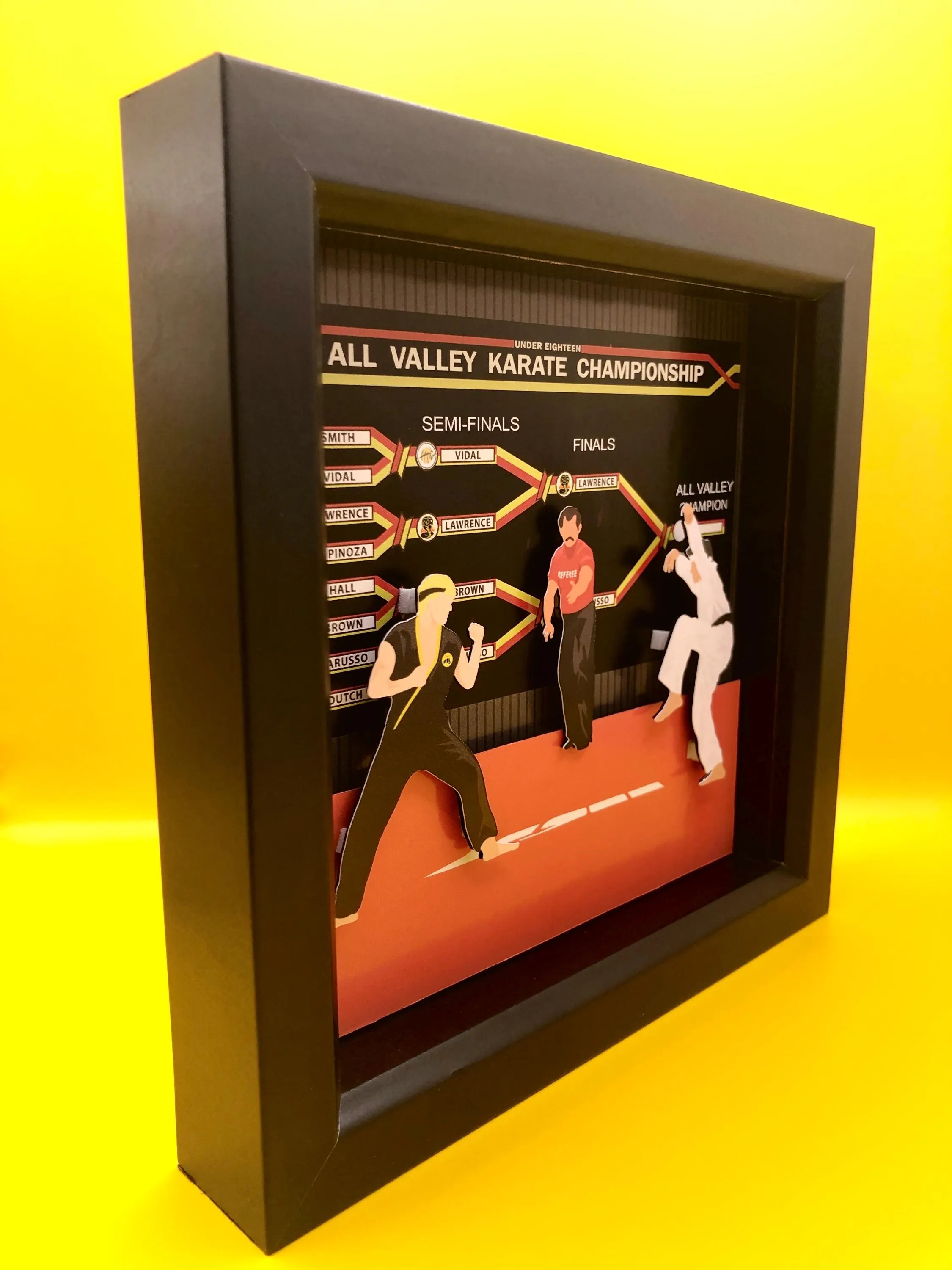 Karate Kid inspired 3D picture frame