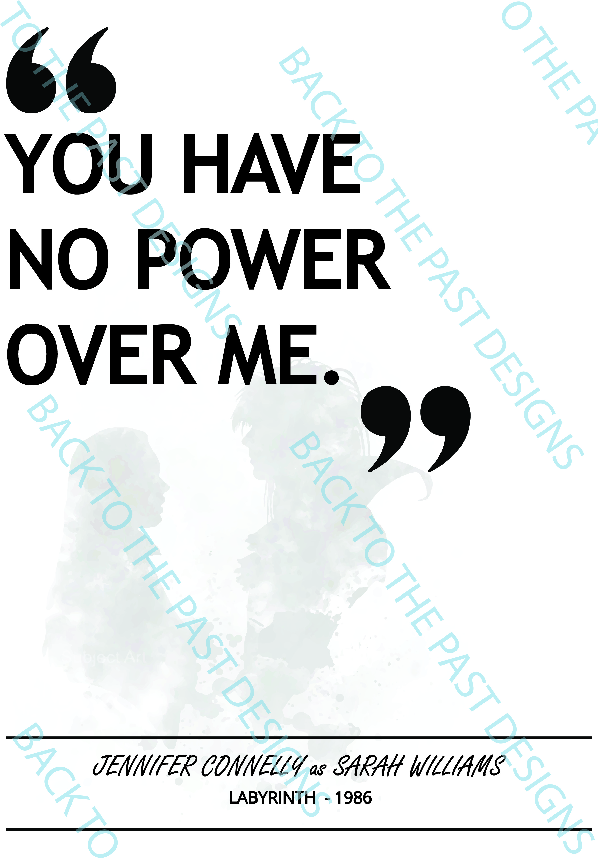 Movie Single Quote Print - Labyrinth