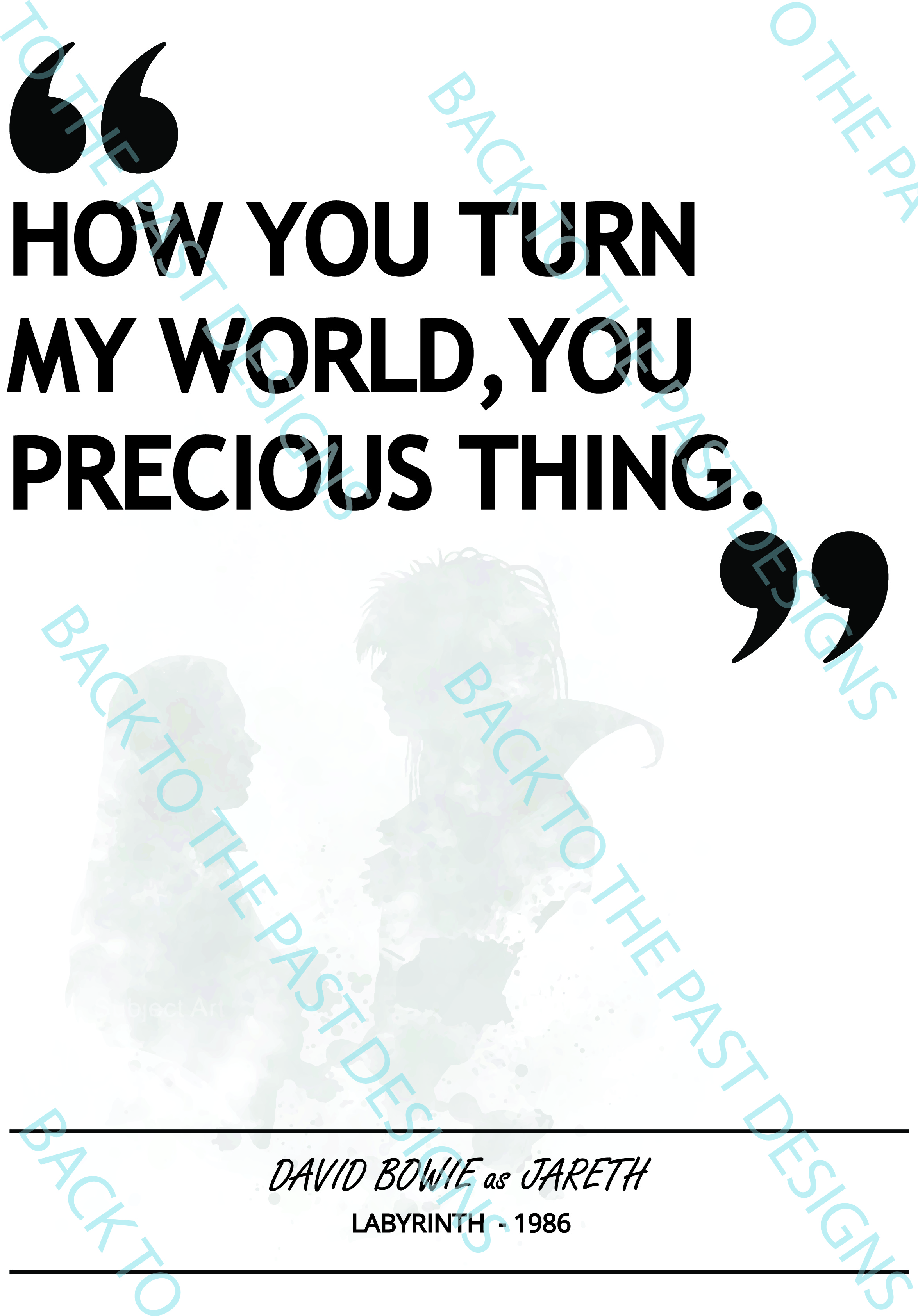 Movie Single Quote Print - Labyrinth