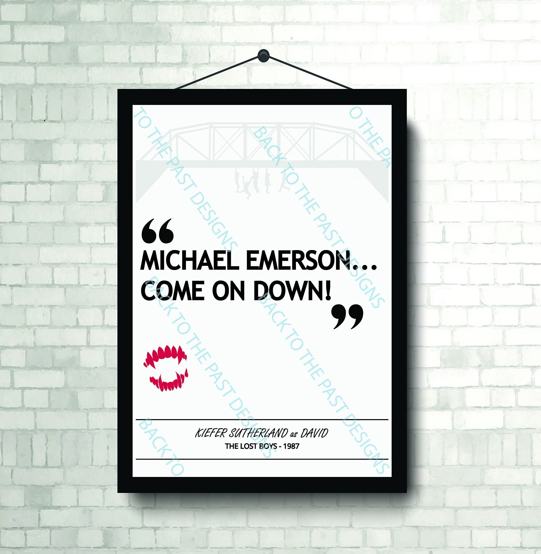 Movie Single Quote Print - The Lost Boys