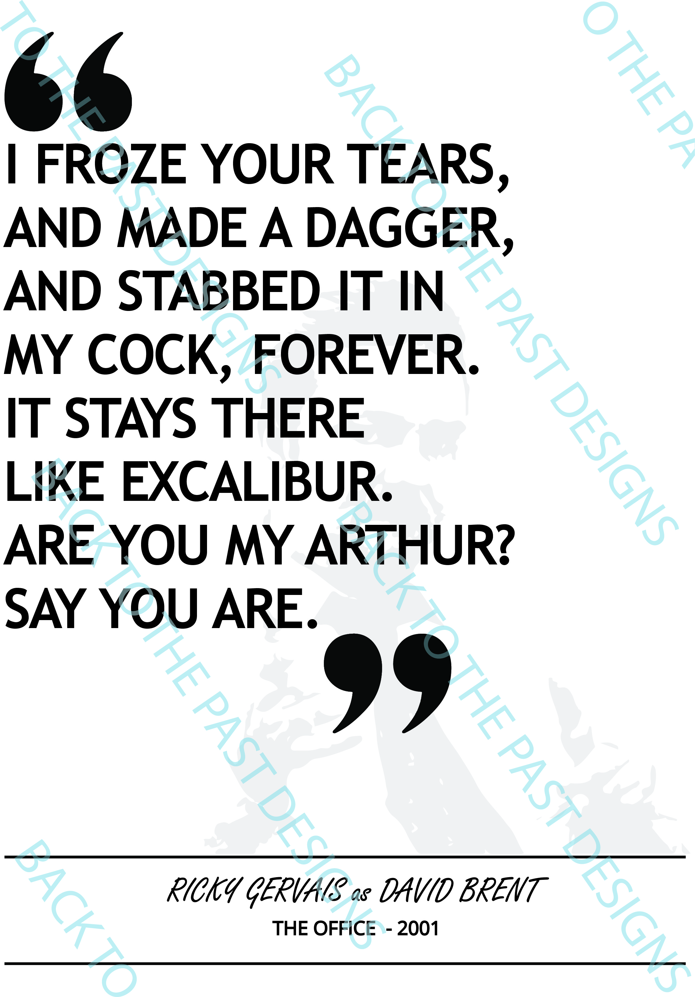 Movie Single Quote Print - The Office