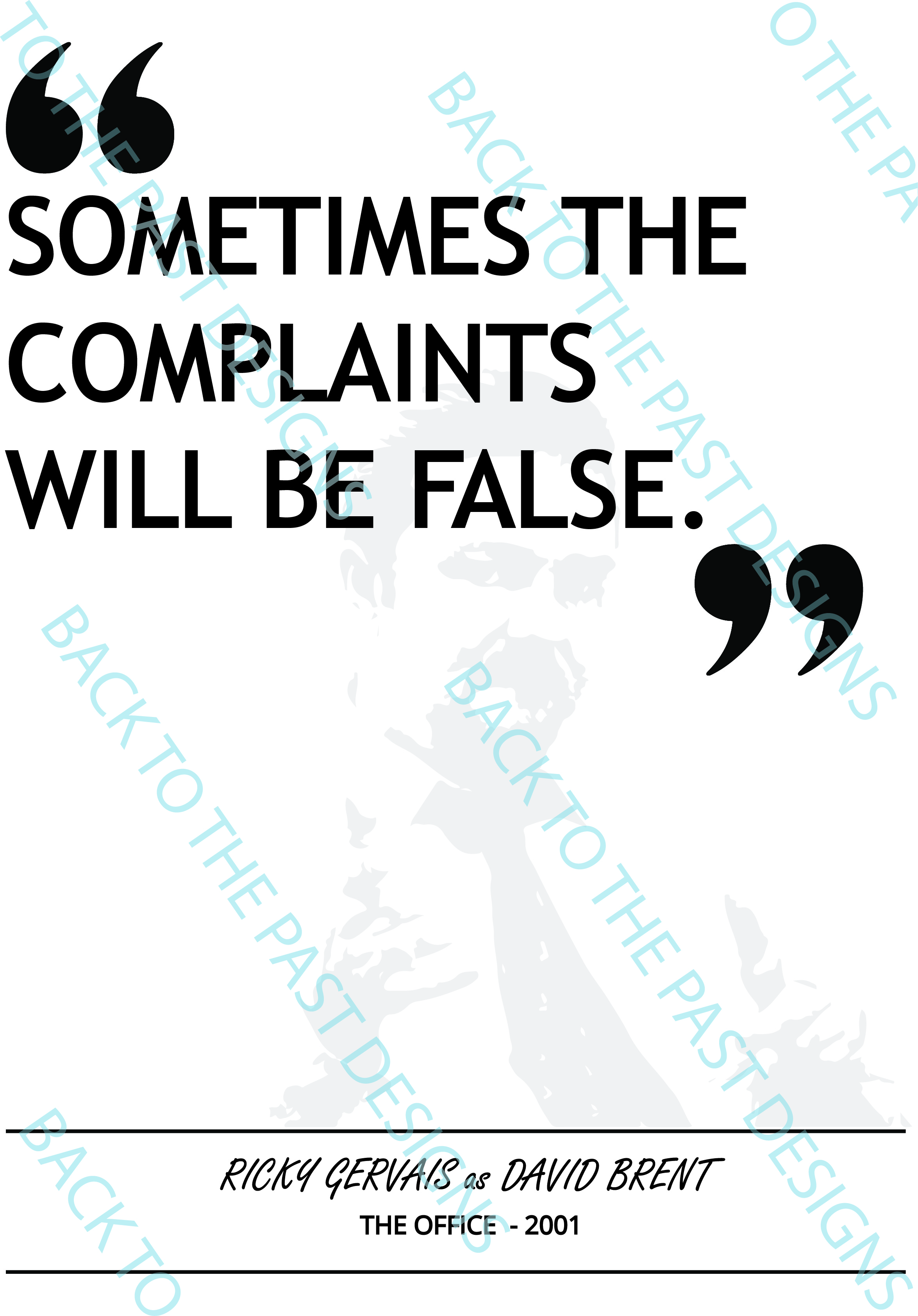 Movie Single Quote Print - The Office