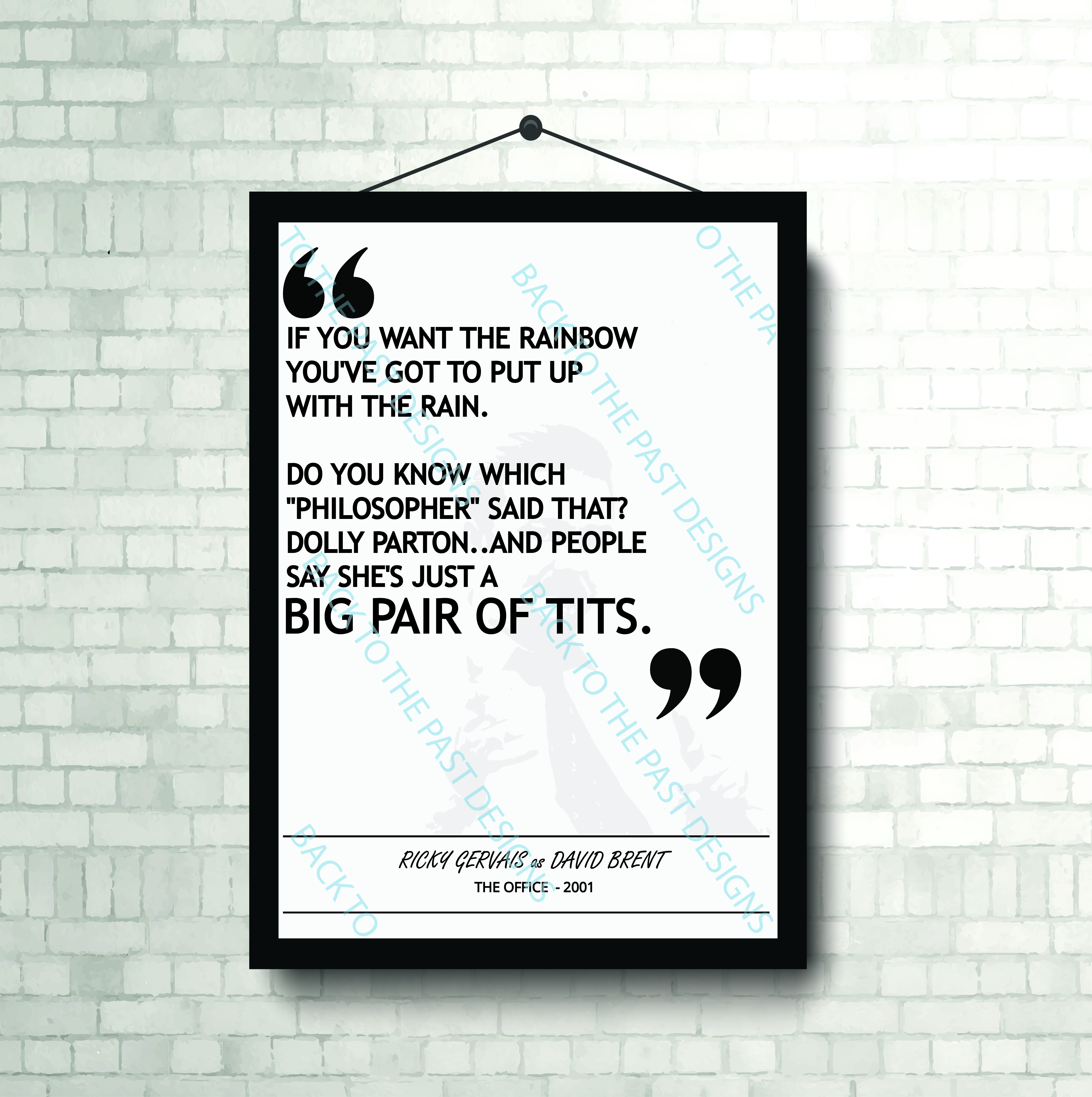 Movie Single Quote Print - The Office