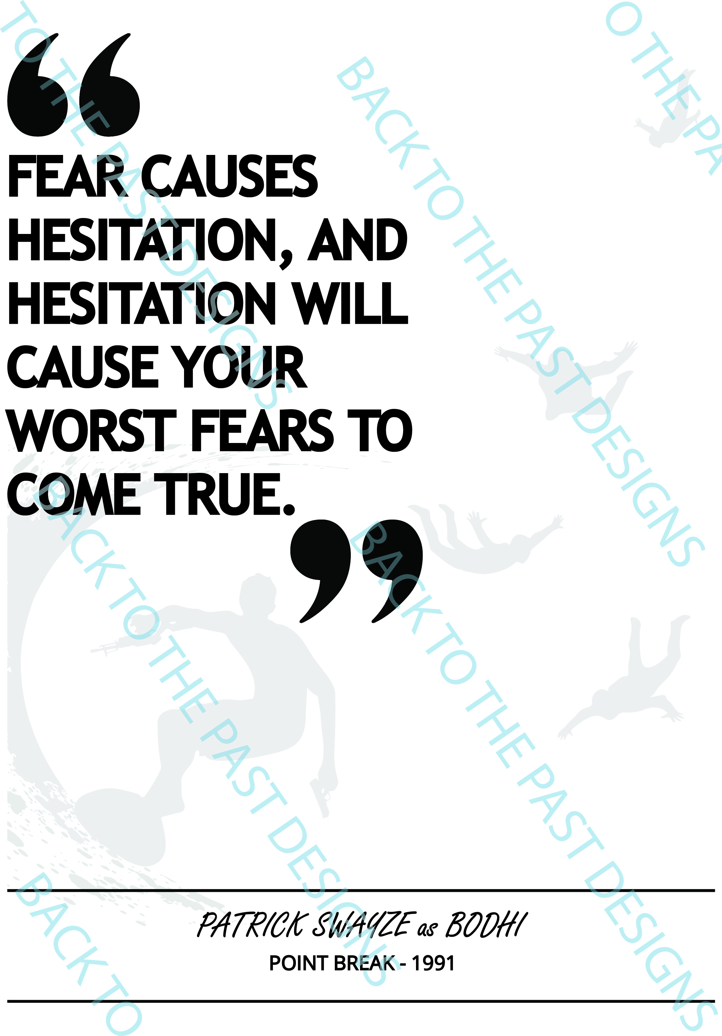 Movie Single Quote Print - Point Break