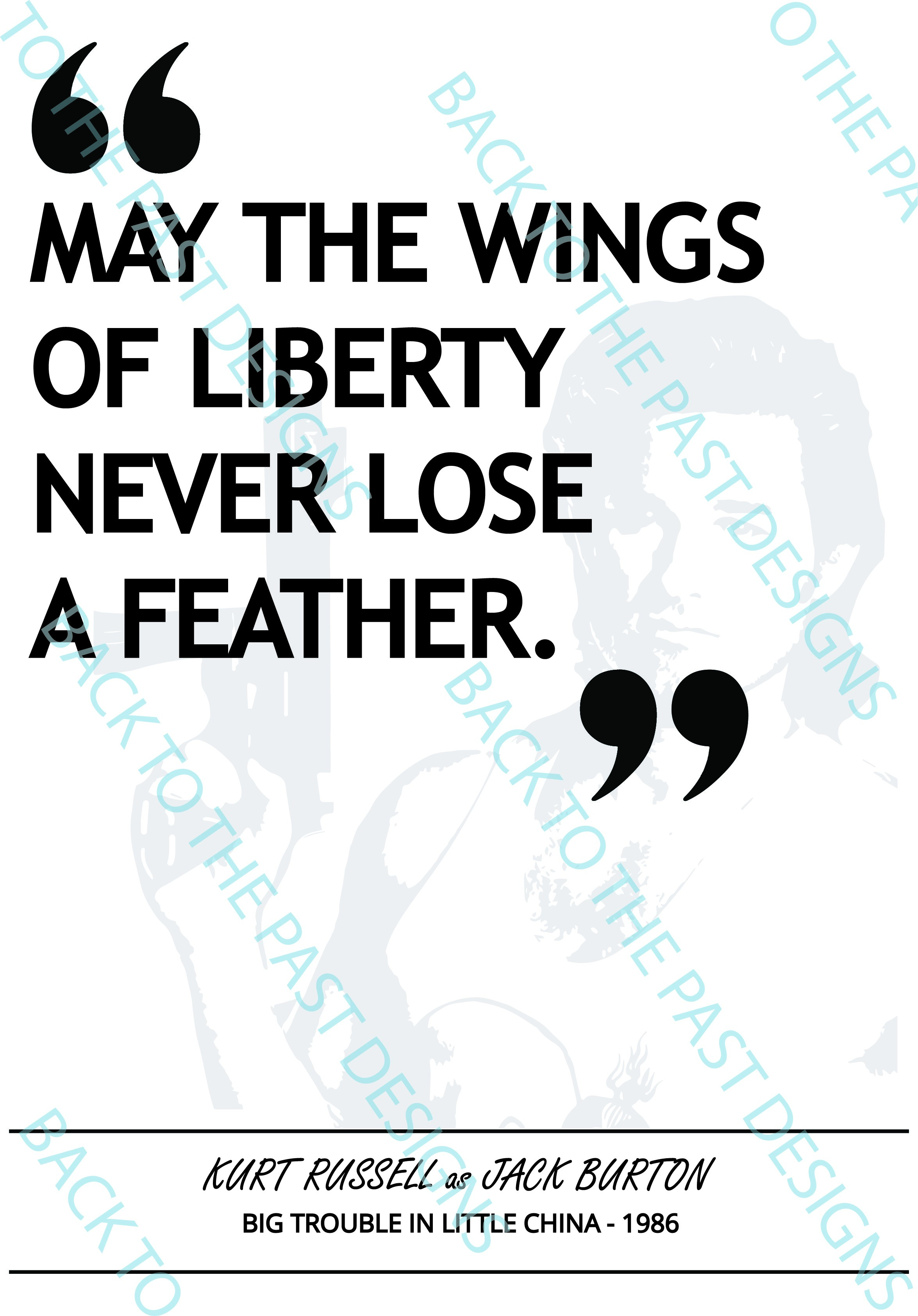 Movie Single Quote Print - Big Trouble in Little China