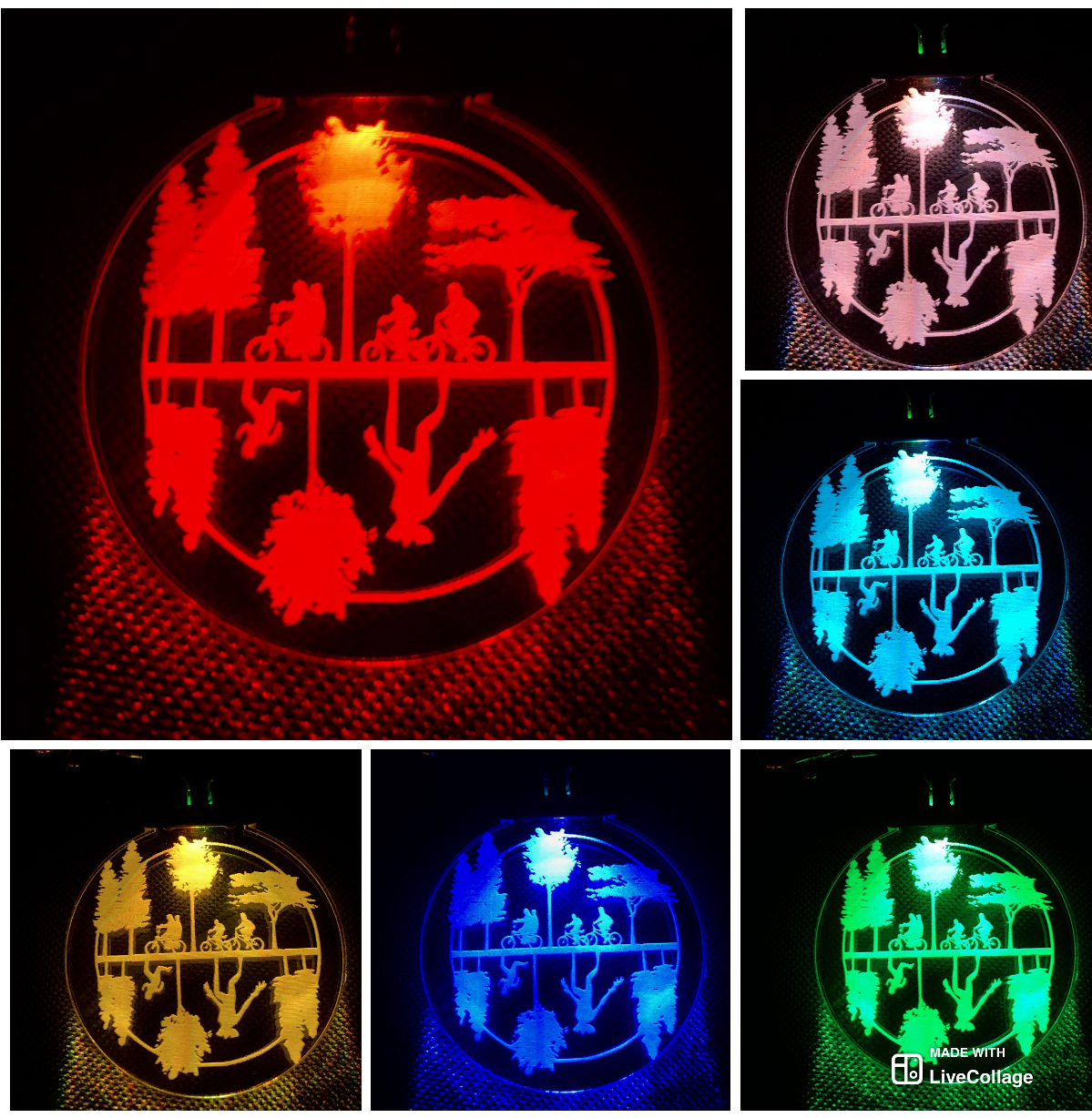 Stranger Things Inspired LED keychain