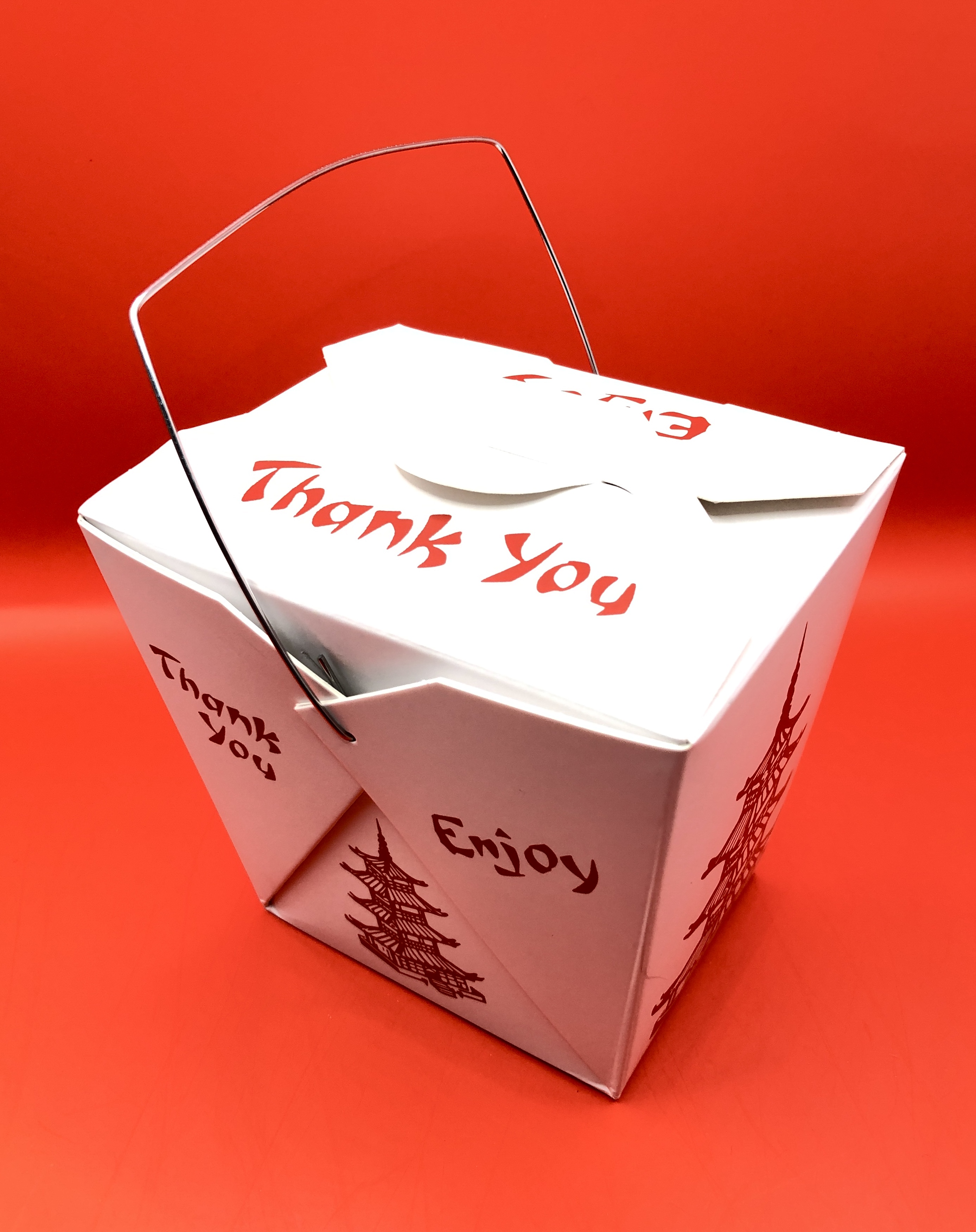 Lost Boys inspired Chinese Takeout containers / With maggots / Prop