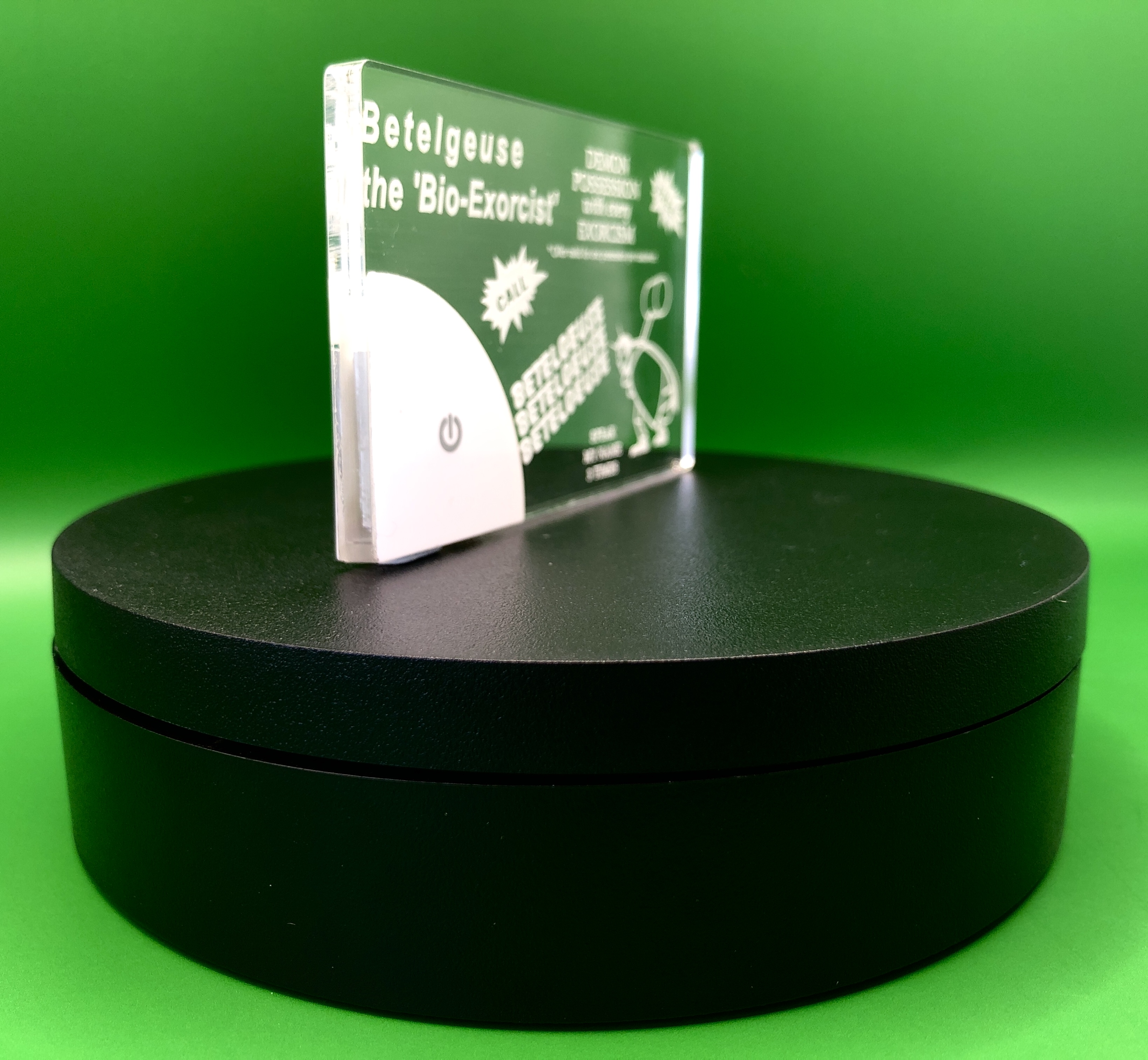 Beetlejuice Inspired Business card