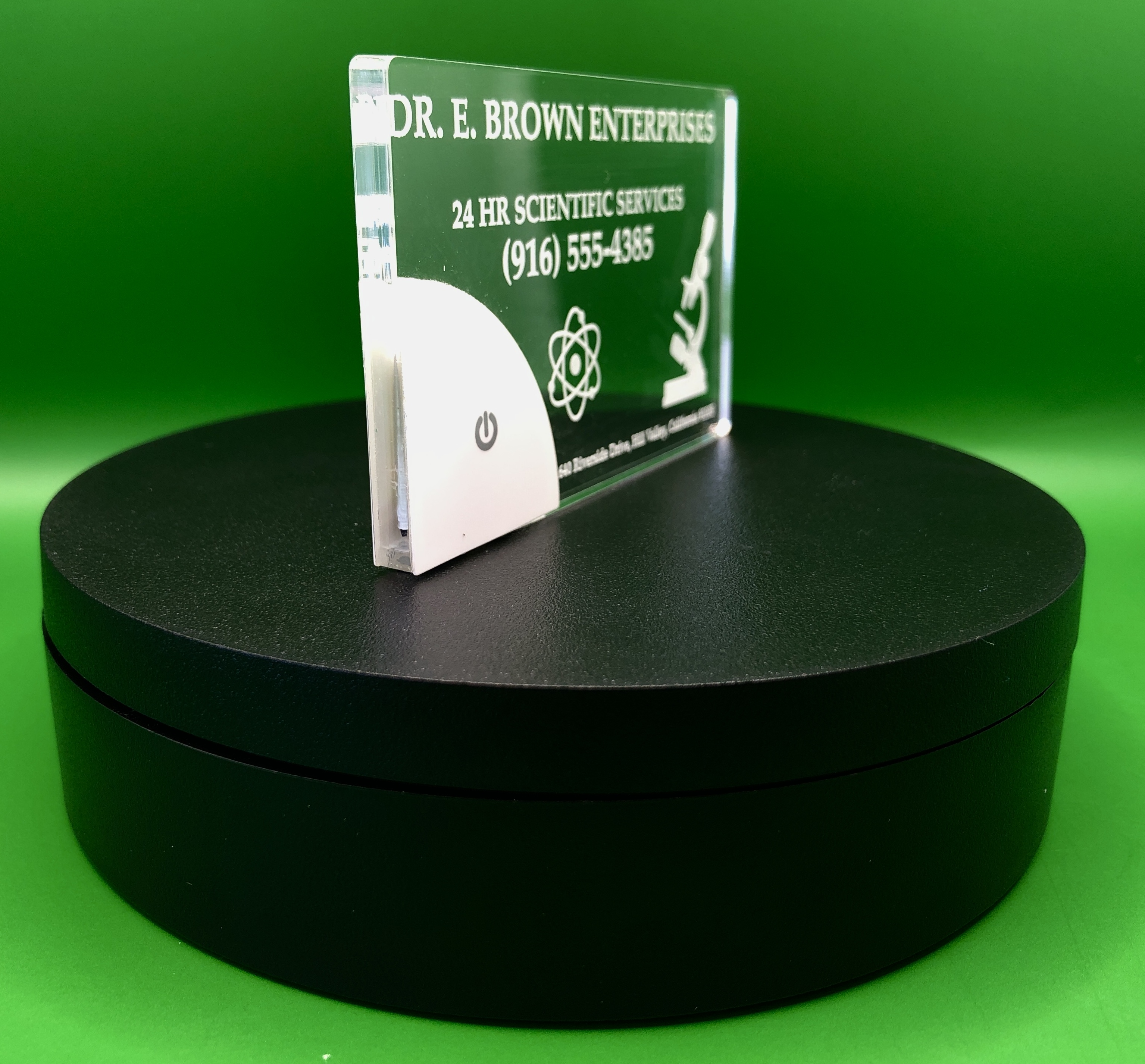 Doc Brown / Back To The Future inspired Business card